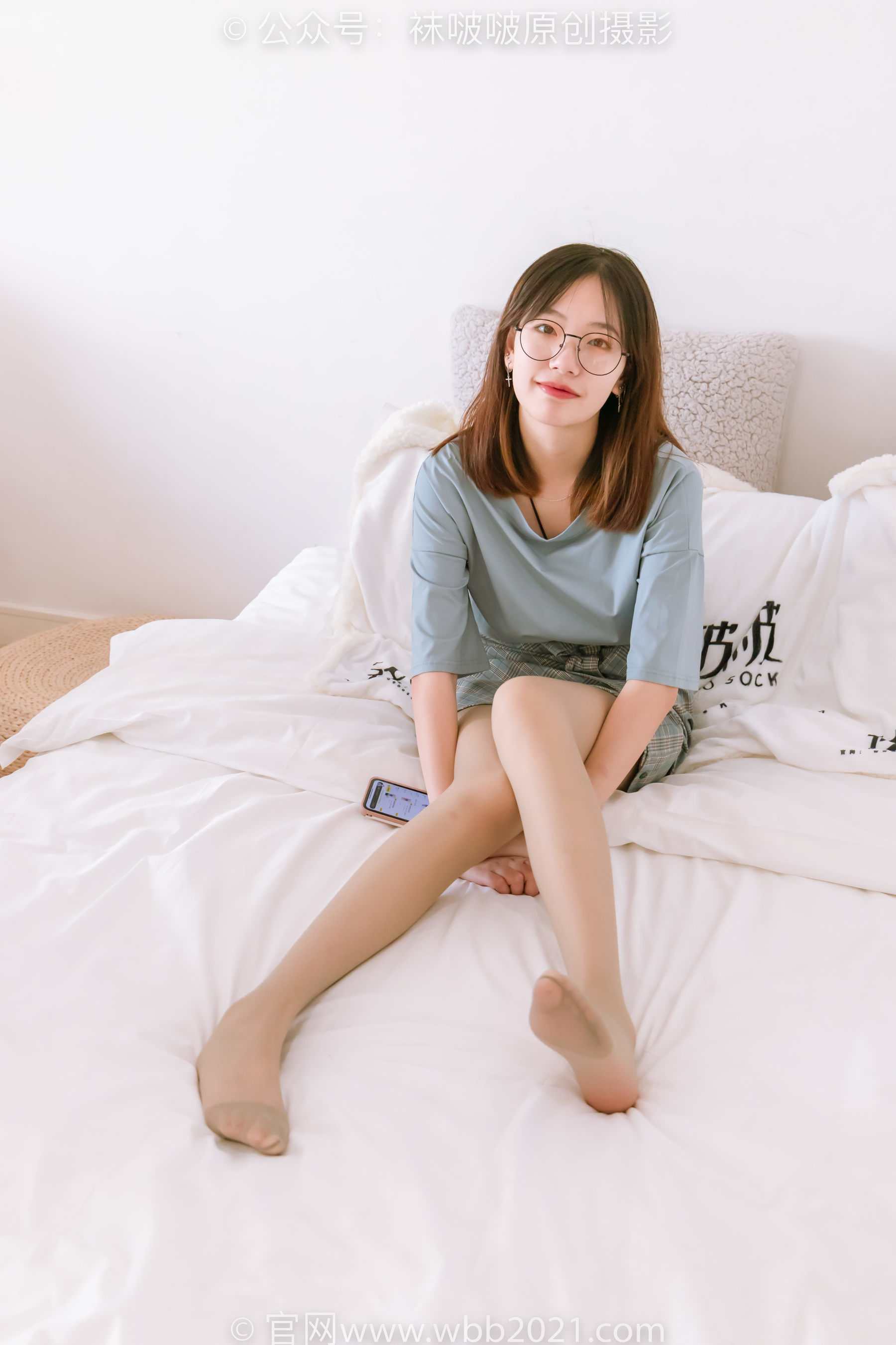 图片[92]-BoBoSocks袜啵啵 No.239 小甜豆-棉拖鞋、灰丝、裸足[140P]-六色网