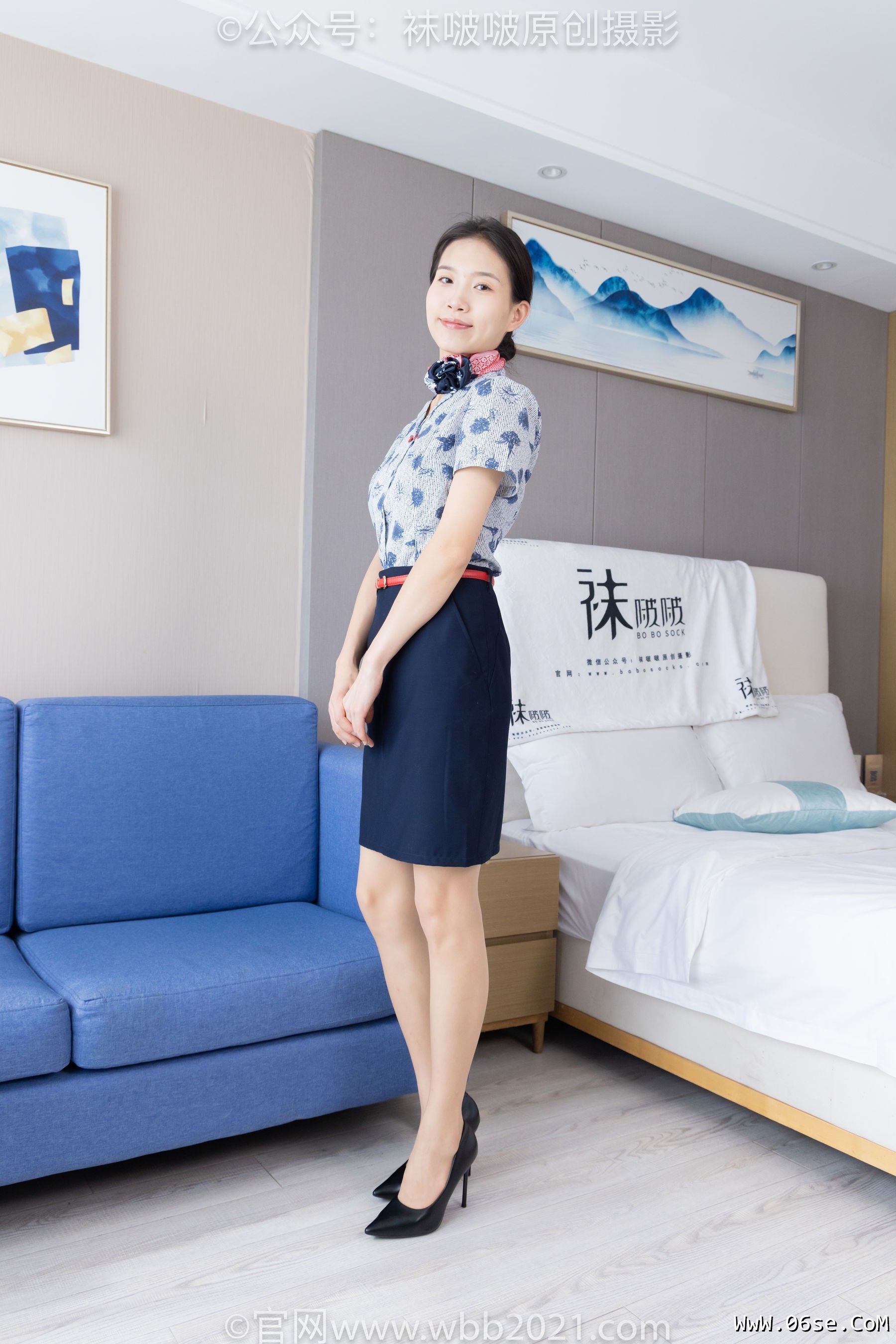 图片[87]-BoBoSocks袜啵啵 No.334 芝士 -东航制服、两双高跟鞋、薄肉丝、薄灰丝[141P]-六色网