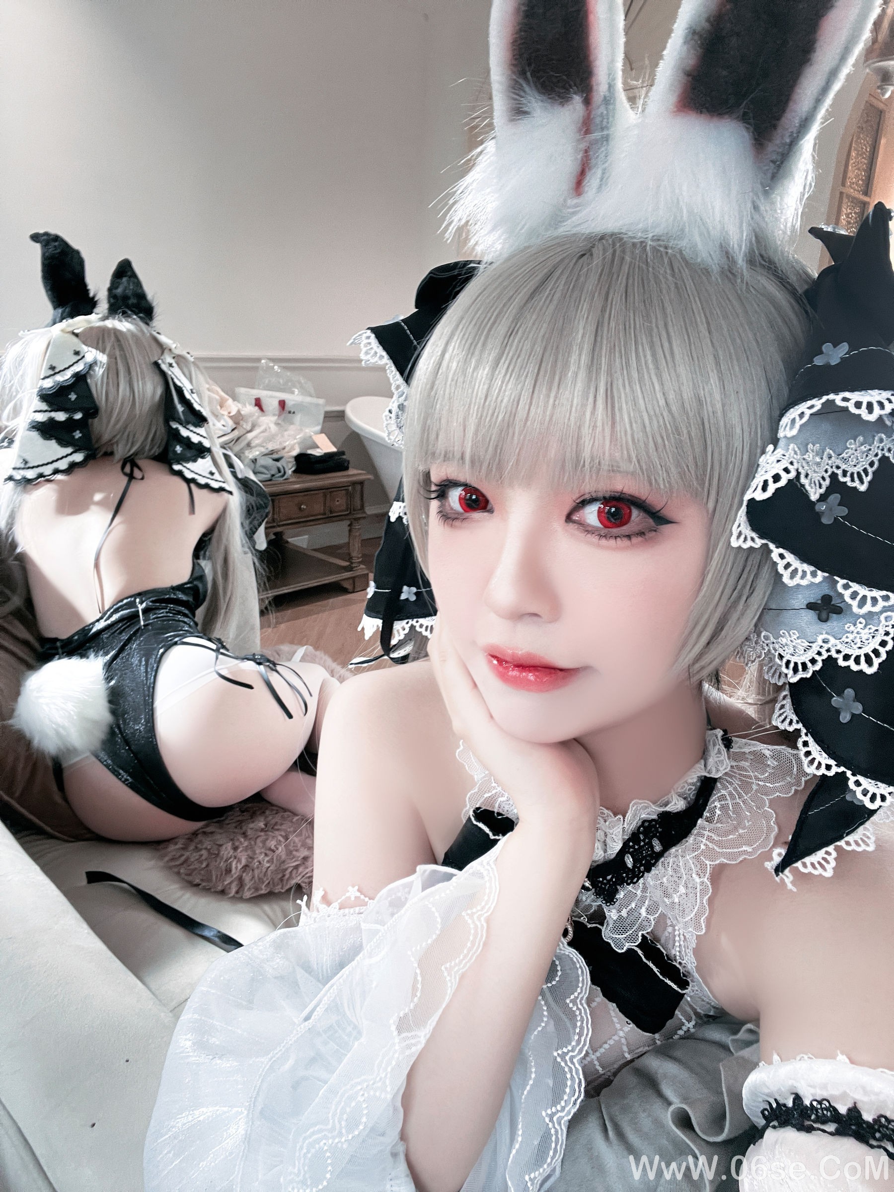 图片[57]-可爱人气Coser 面饼仙儿&半半子 – 碧蓝航线 可畏兔兔[57P]-六色网
