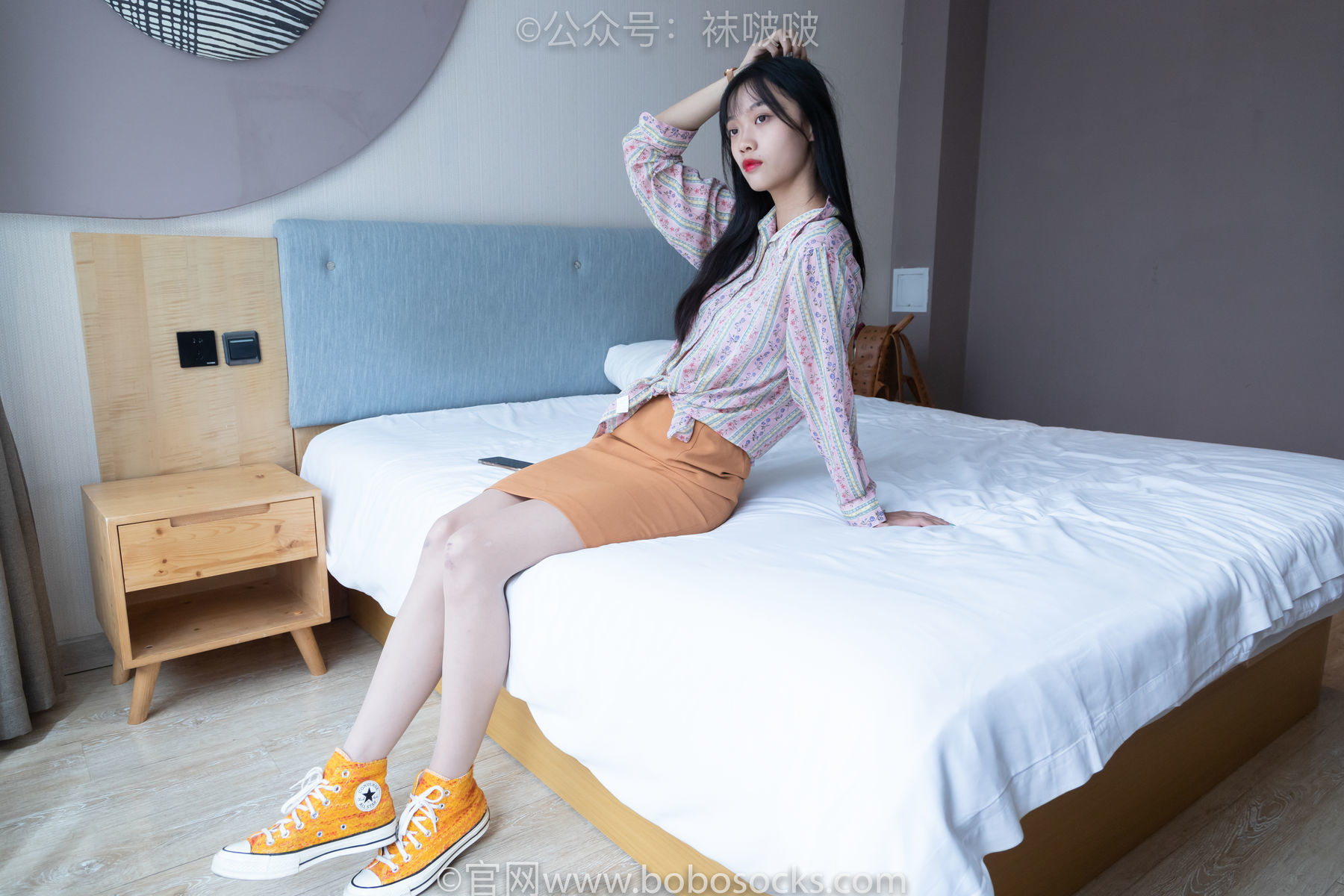 图片[13]-BoBoSocks袜啵啵 No.008 涵涵-帆布鞋、白色短棉袜、肉丝[139P]-六色网