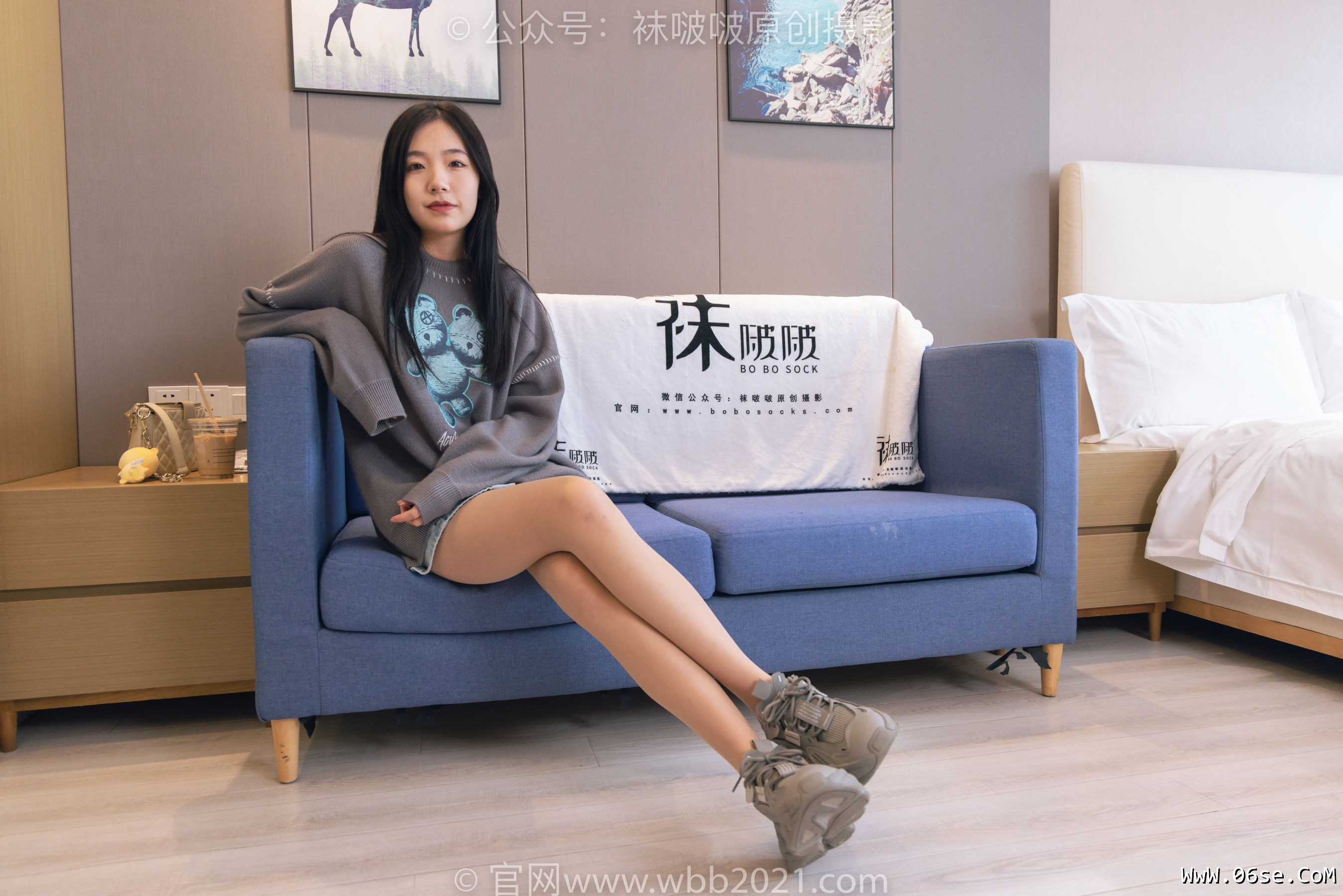 图片[48]-BoBoSocks袜啵啵 No.354 小甜豆 -运动鞋、肉丝[140P]-六色网