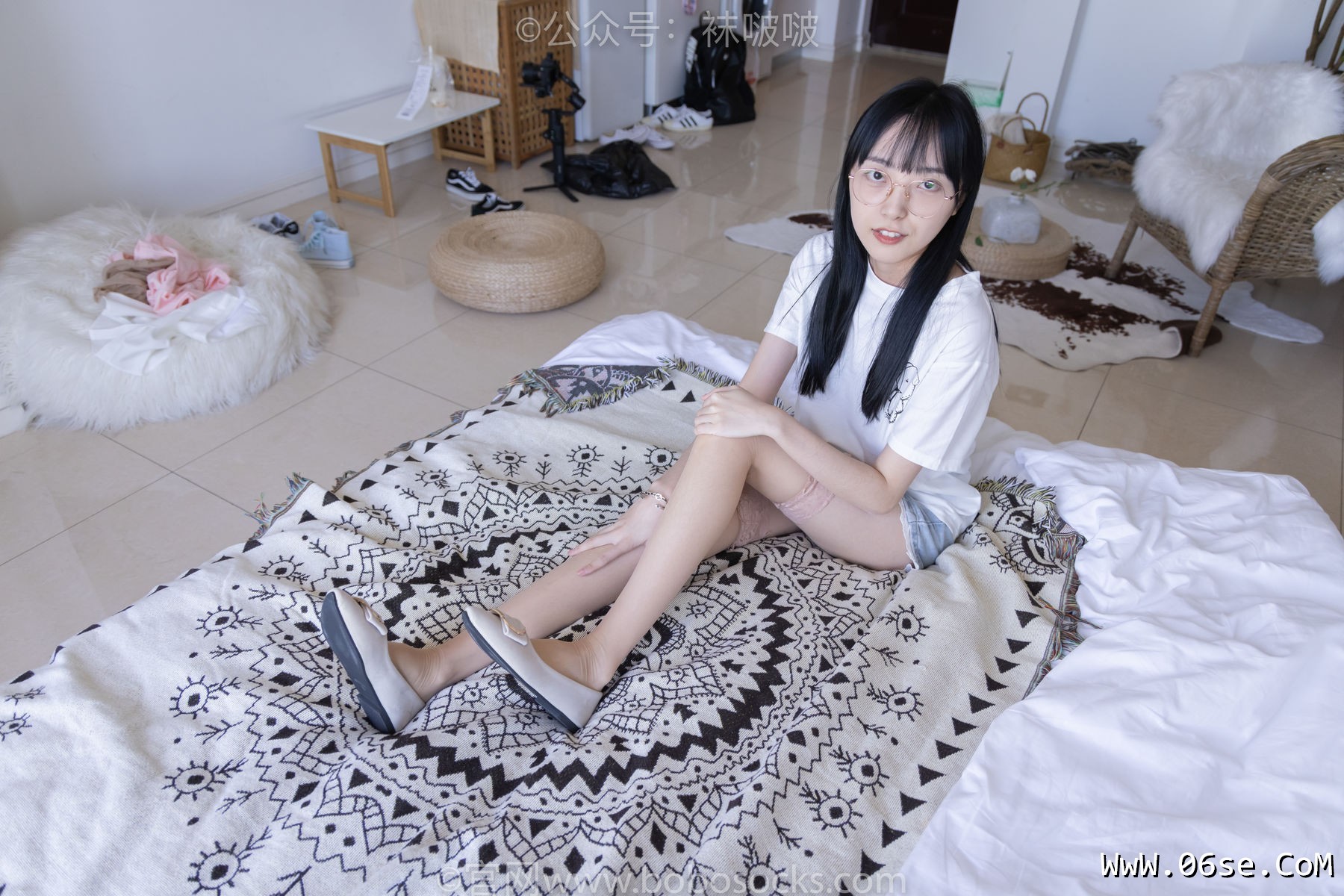 图片[34]-BoBoSocks袜啵啵 No.086 稚予-平底鞋、过膝肉丝[130P]-六色网