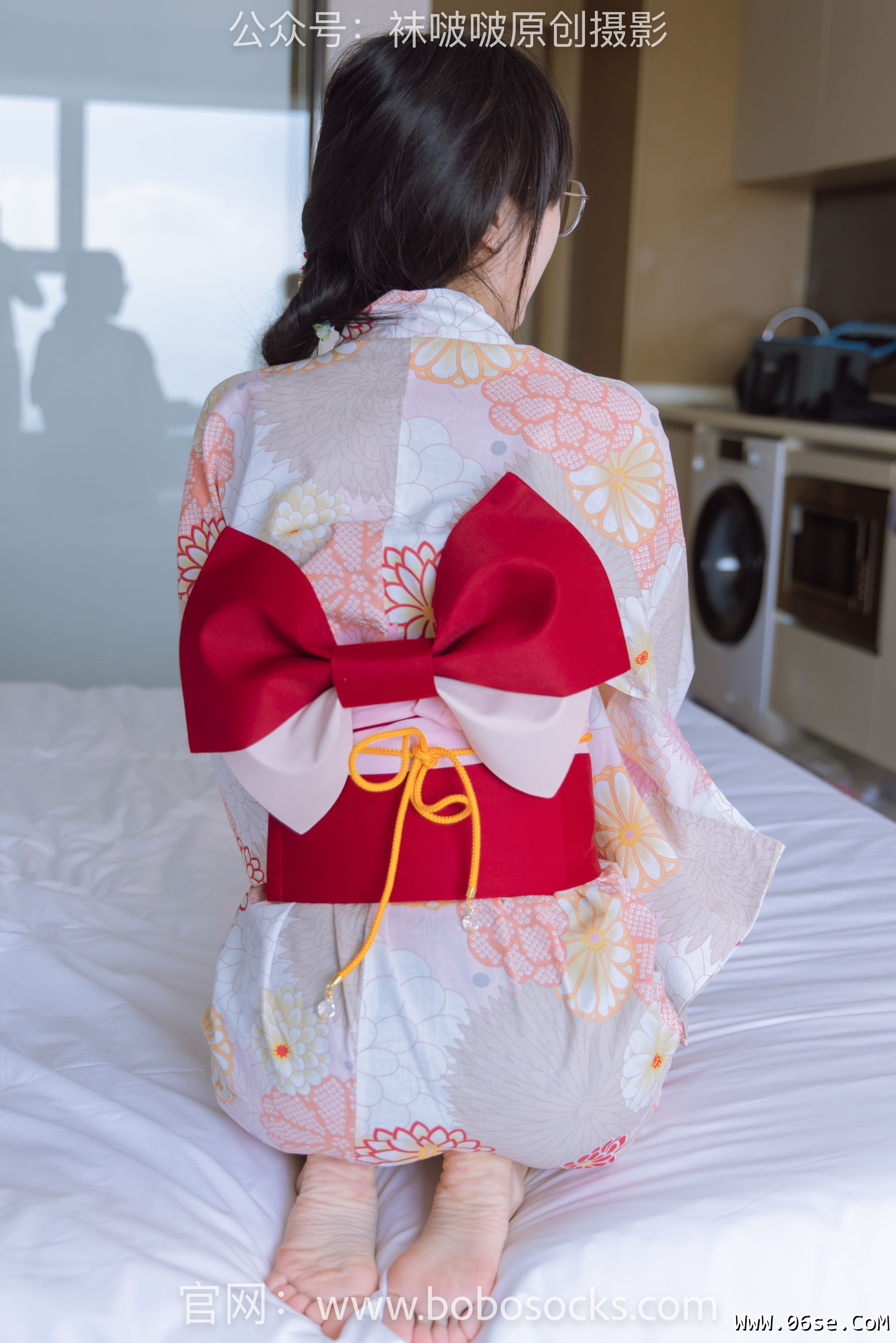 图片[59]-BoBoSocks袜啵啵 No.137 稚予-木屐、分指白棉袜、裸足、和风浴衣[170P]-六色网