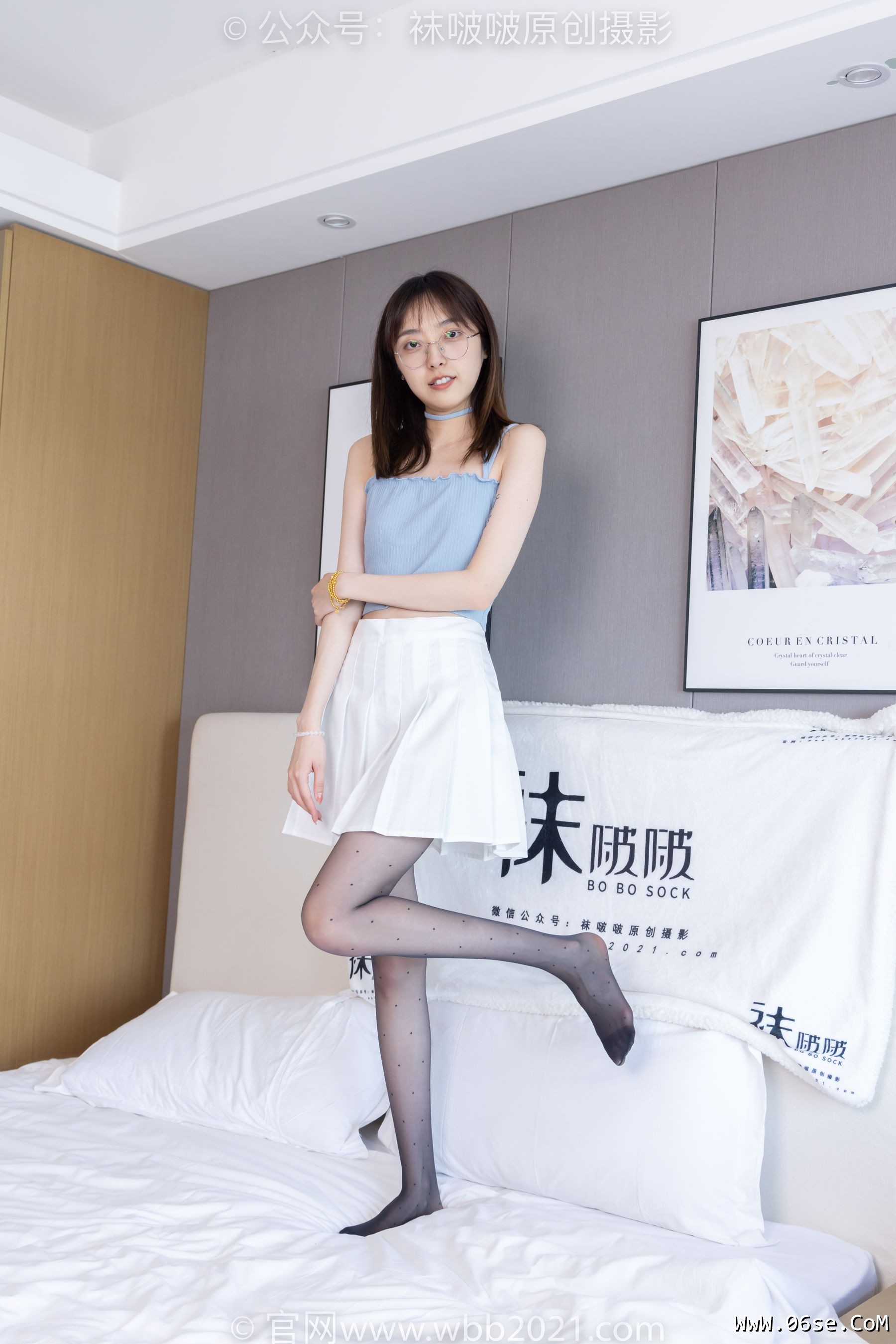 图片[141]-BoBoSocks袜啵啵 No.403 稚予 -高跟鞋、板鞋、波点黑丝、波点白丝[145P]-六色网