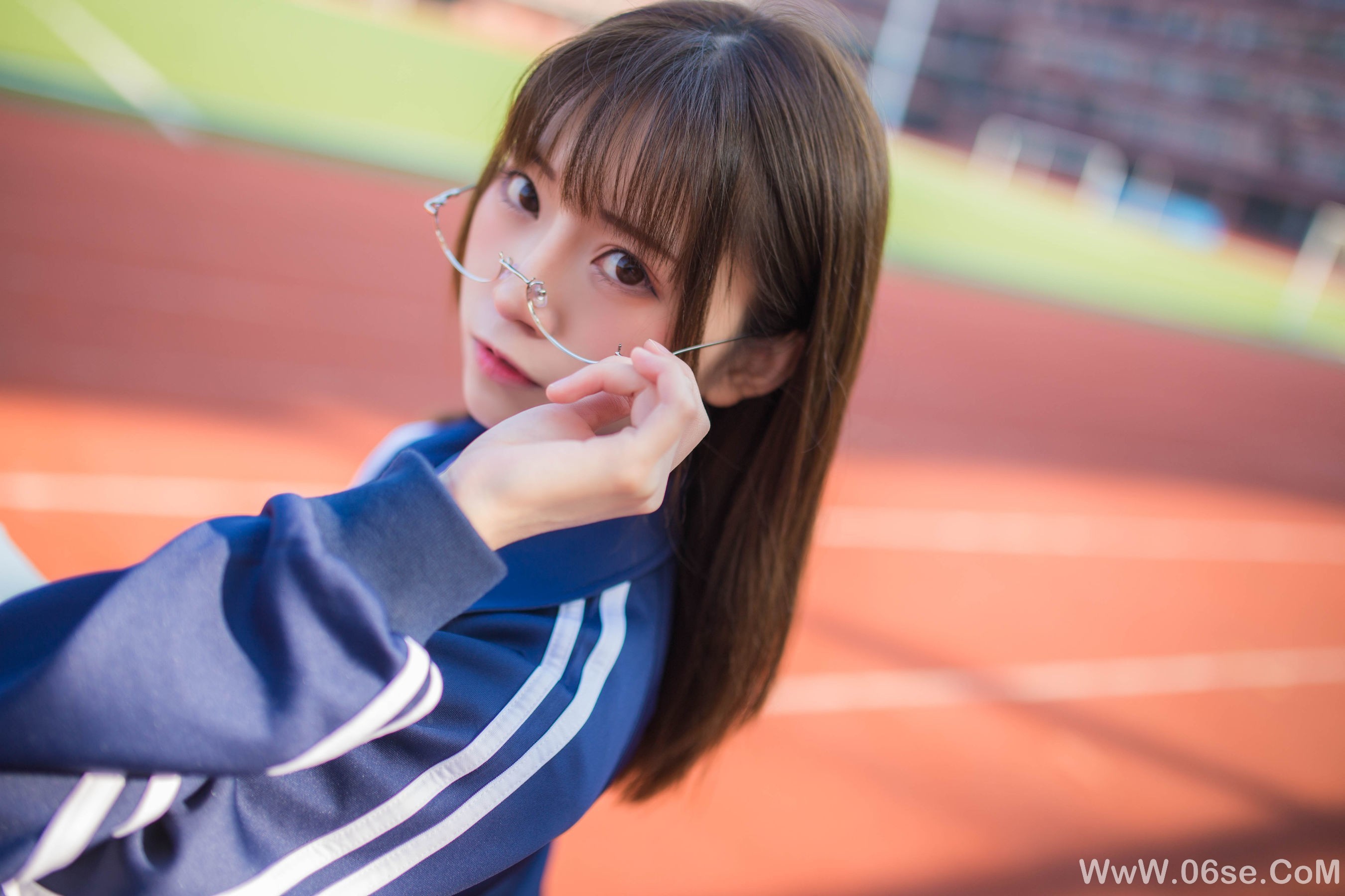 图片[6]-动漫博主Kitaro_绮太郎 蓝色运动服女孩[13P]-六色网