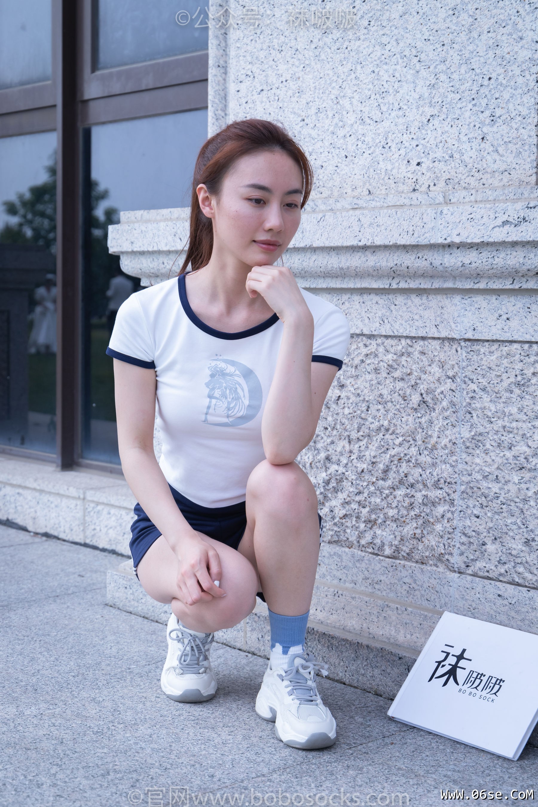图片[15]-BoBoSocks袜啵啵 No.028 小米-运动鞋、白棉袜、裸足[133P]-六色网
