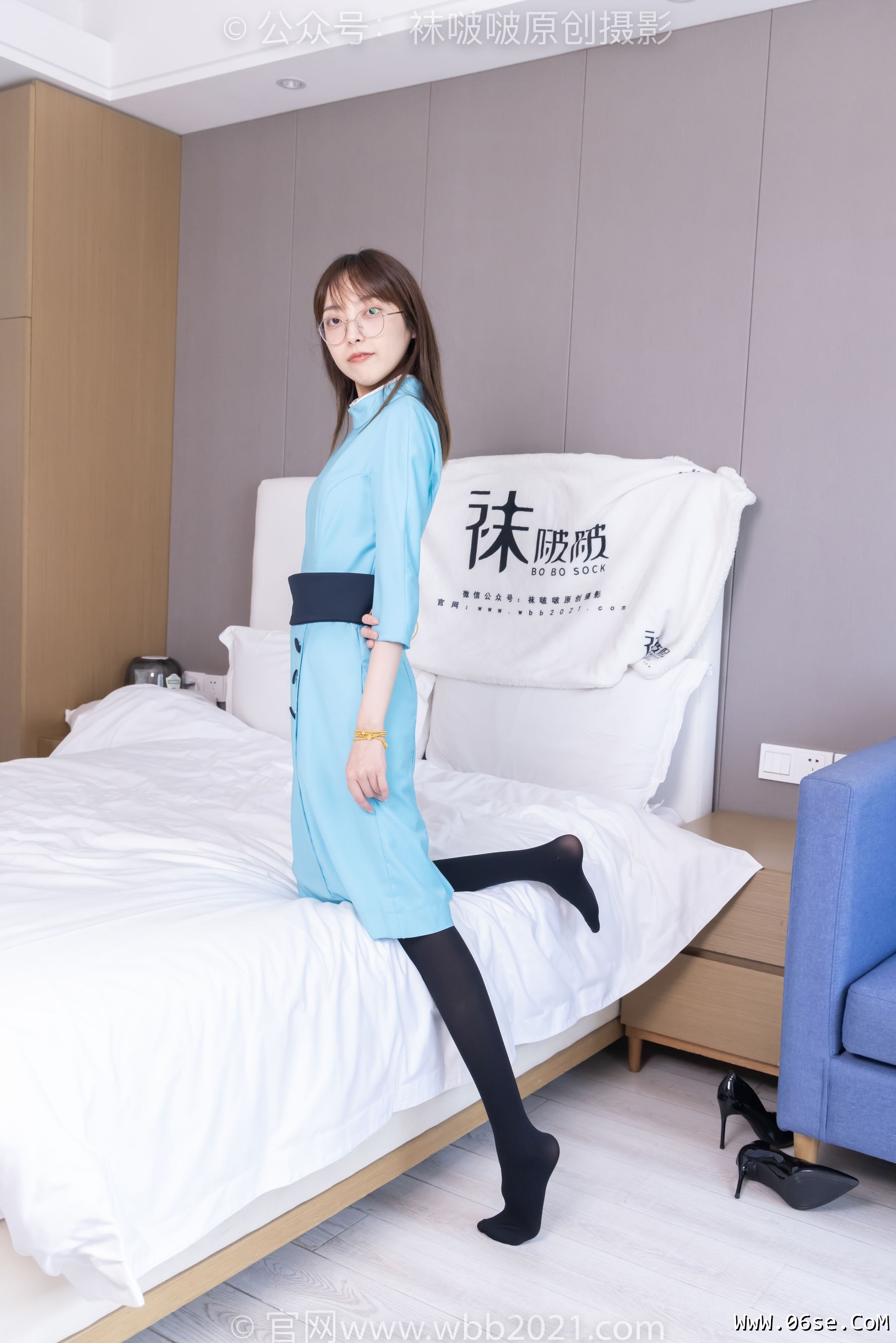 图片[67]-BoBoSocks袜啵啵 No.440 稚予 -高跟鞋、厚黑丝、空姐制服[200P]-六色网