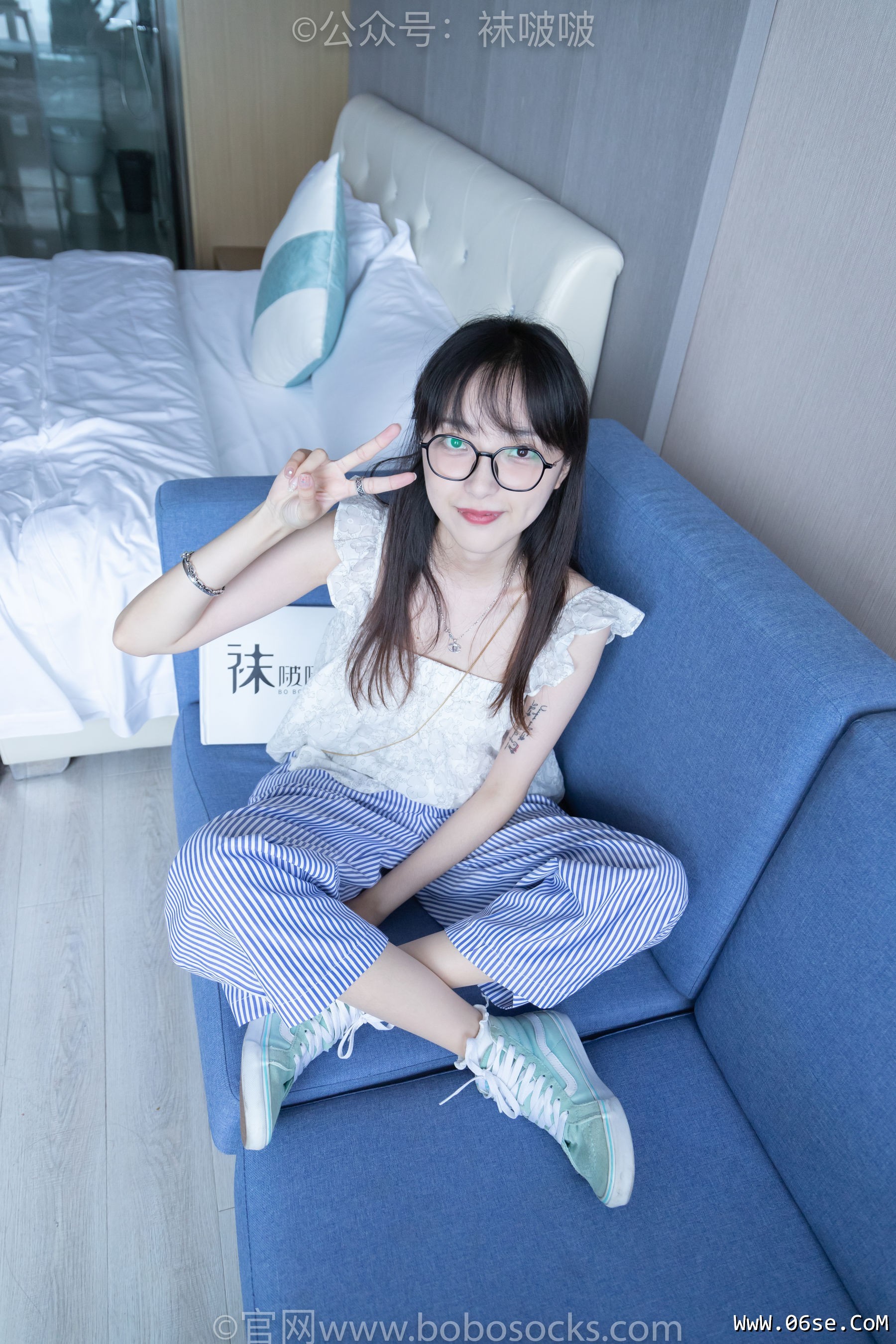 图片[19]-BoBoSocks袜啵啵 No.027 稚予- vans、白色棉袜、肉丝[136P]-六色网