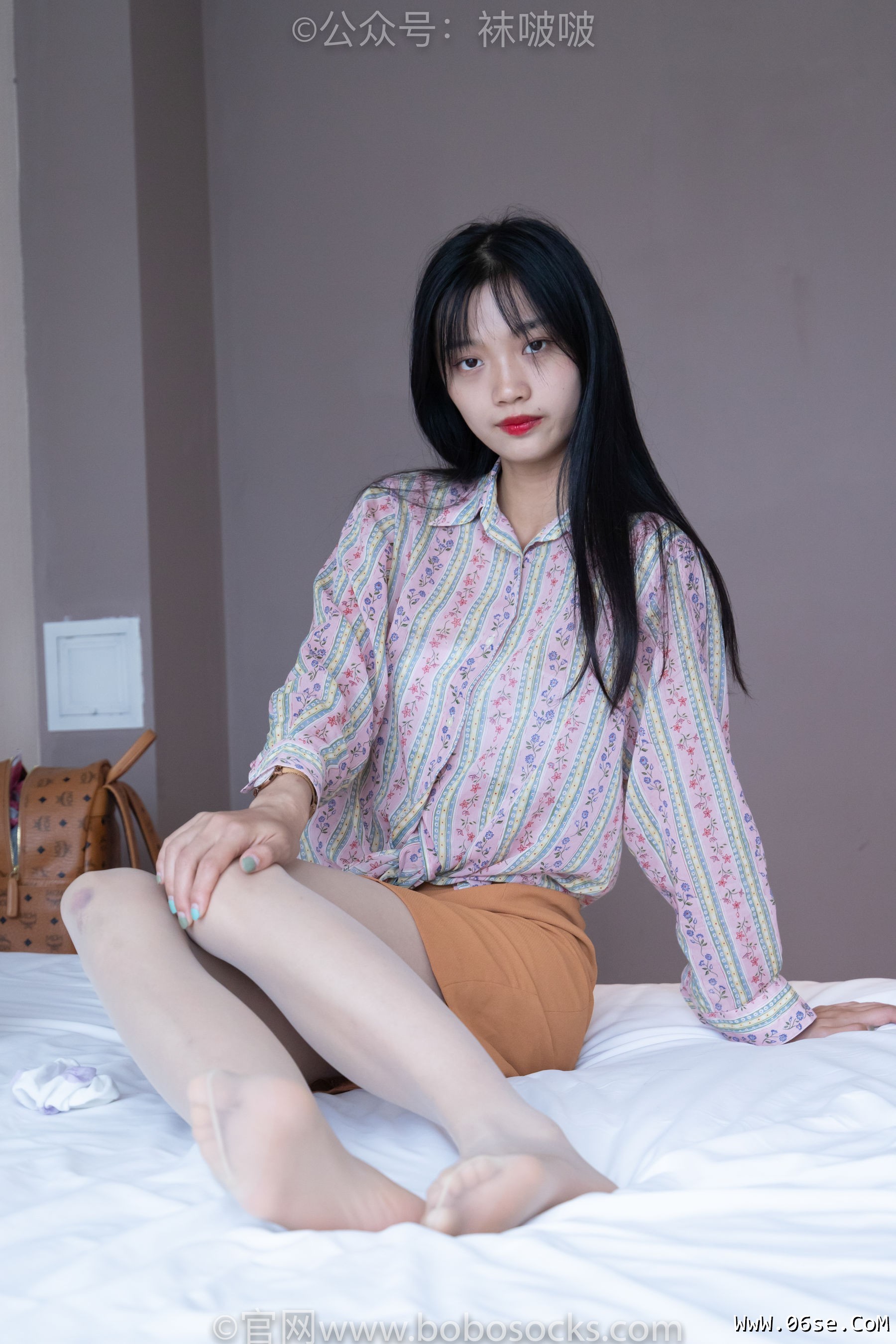 图片[118]-BoBoSocks袜啵啵 No.008 涵涵-帆布鞋、白色短棉袜、肉丝[139P]-六色网