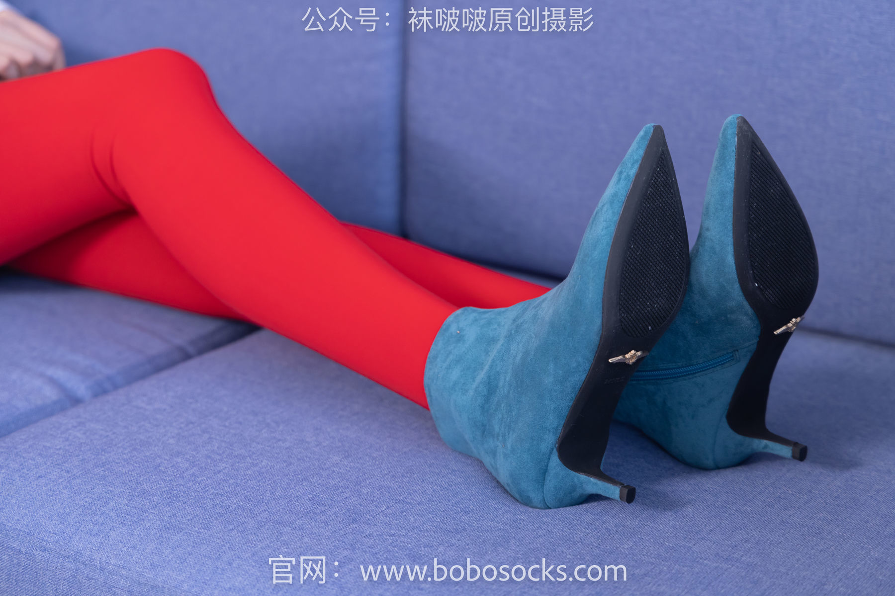 图片[127]-BoBoSocks袜啵啵 No.132 小甜豆-aj1板鞋、蓝色短靴、厚黑丝、厚红丝[145P]-六色网