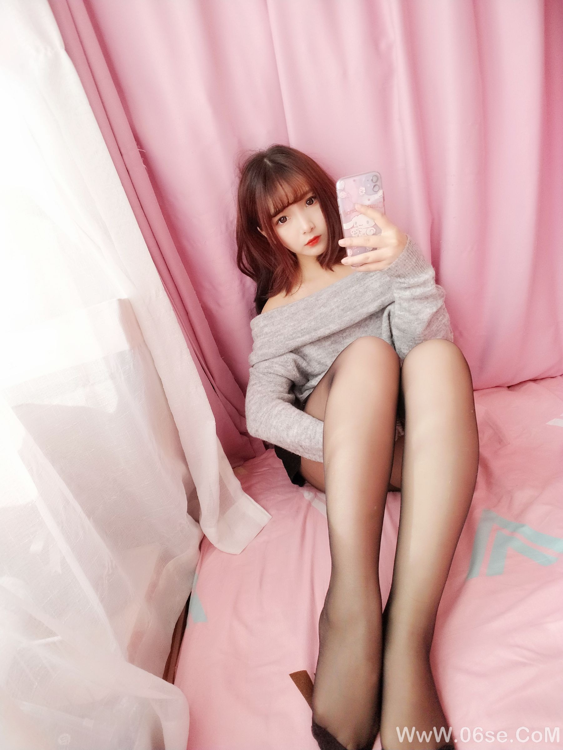 图片[5]-二次元美女古川kagura 浪漫诱惑黑丝长袜[40P]-六色网
