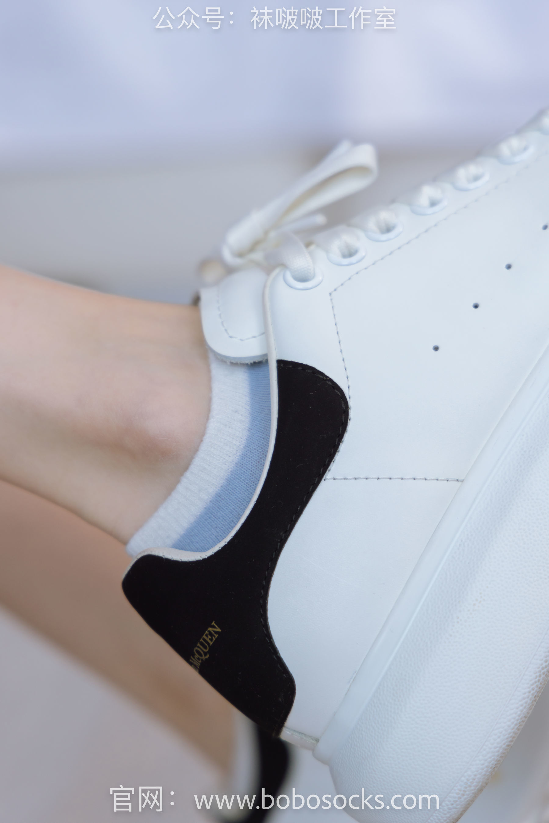 图片[35]-BoBoSocks袜啵啵 No.127 稚予-麦昆板鞋、两双自然穿旧棉袜、裸足[139P]-六色网