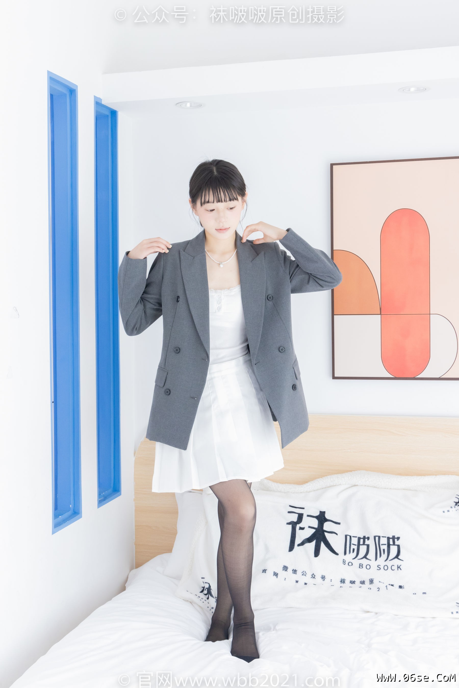 图片[120]-BoBoSocks袜啵啵 No.404 糯米 -板鞋、黑丝、ol风[145P]-六色网