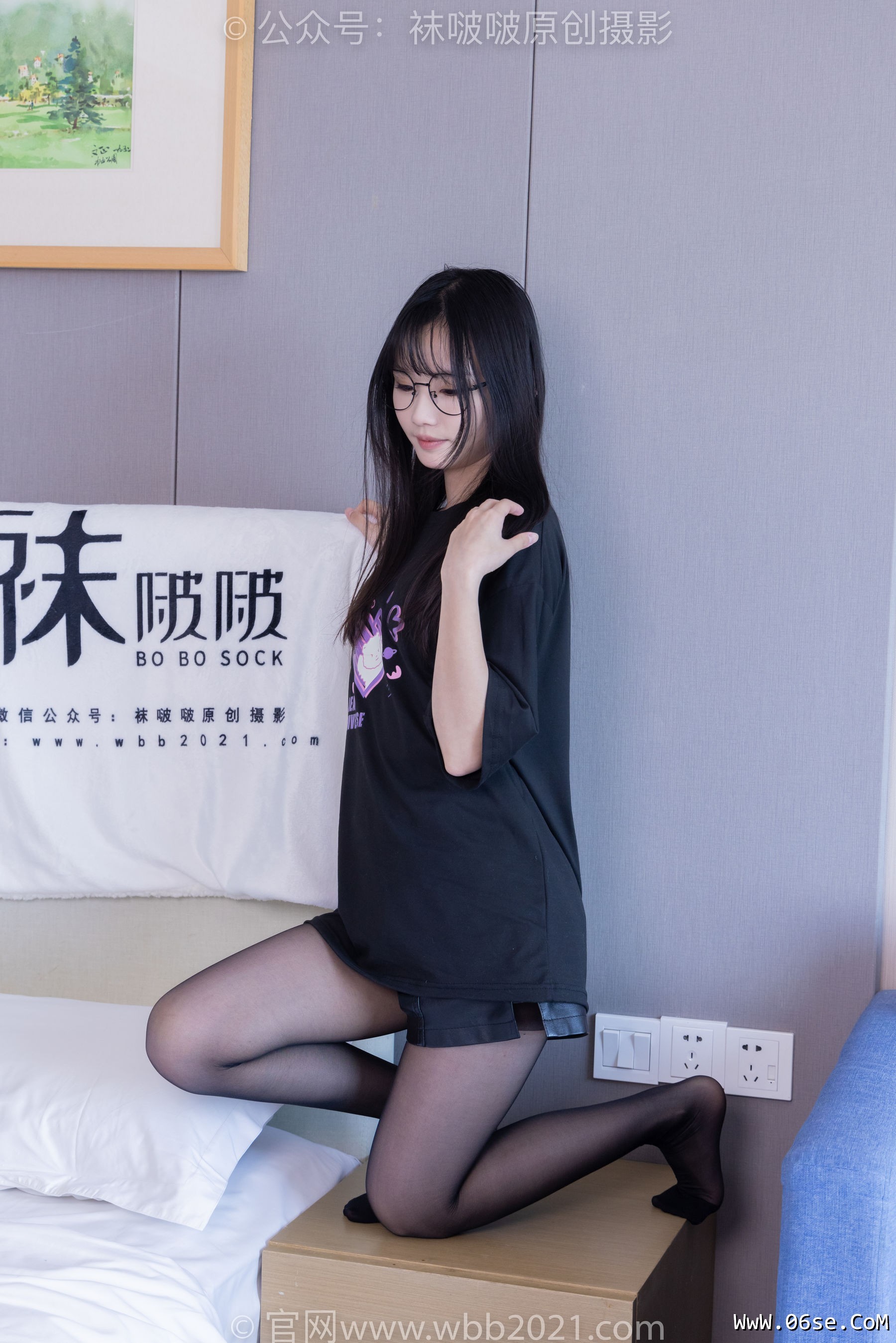 图片[136]-BoBoSocks袜啵啵 No.406 甜甜圈 -马丁靴、黑丝[150P]-六色网