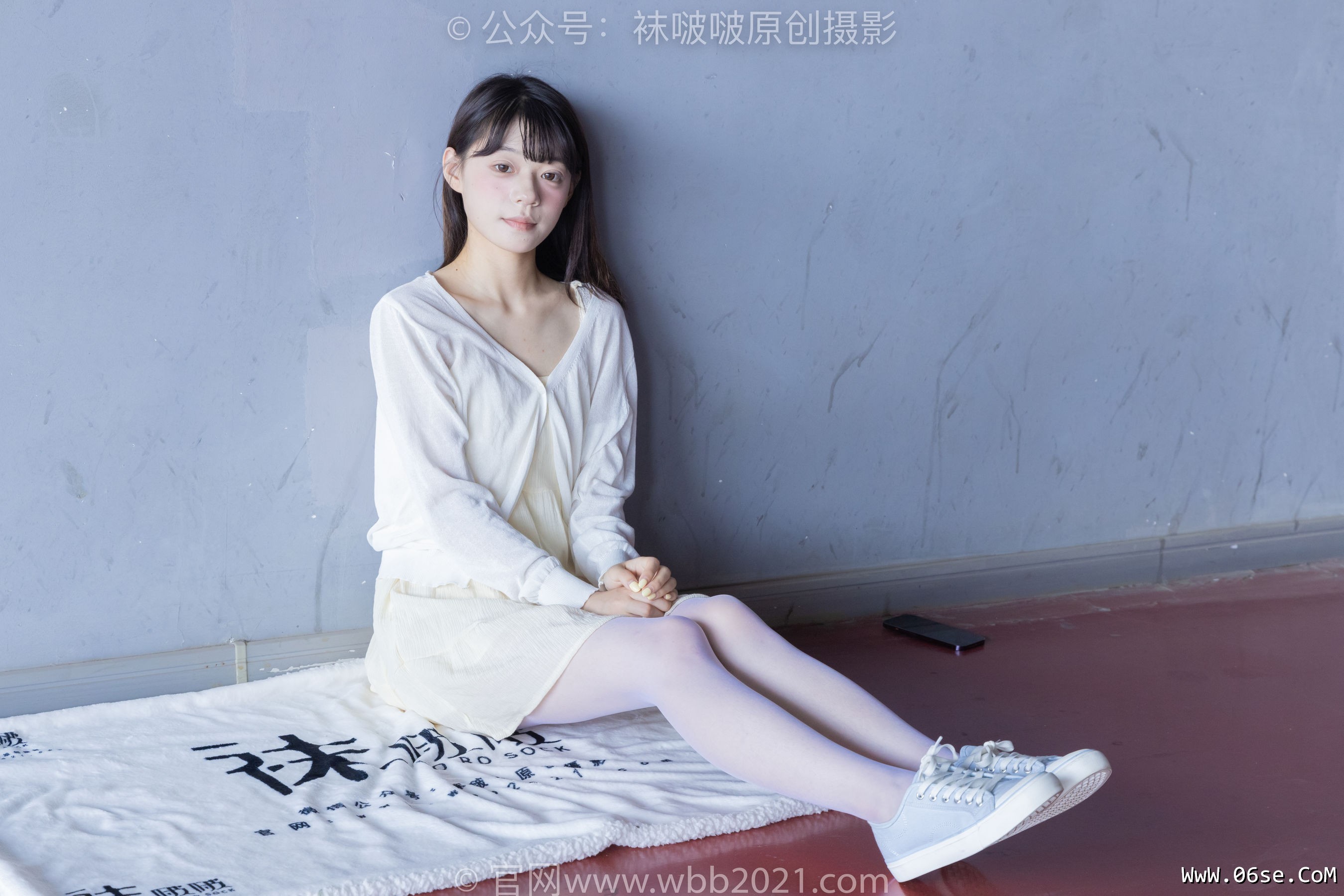 图片[71]-BoBoSocks袜啵啵 No.395 糯米 -板鞋、白丝[145P]-六色网