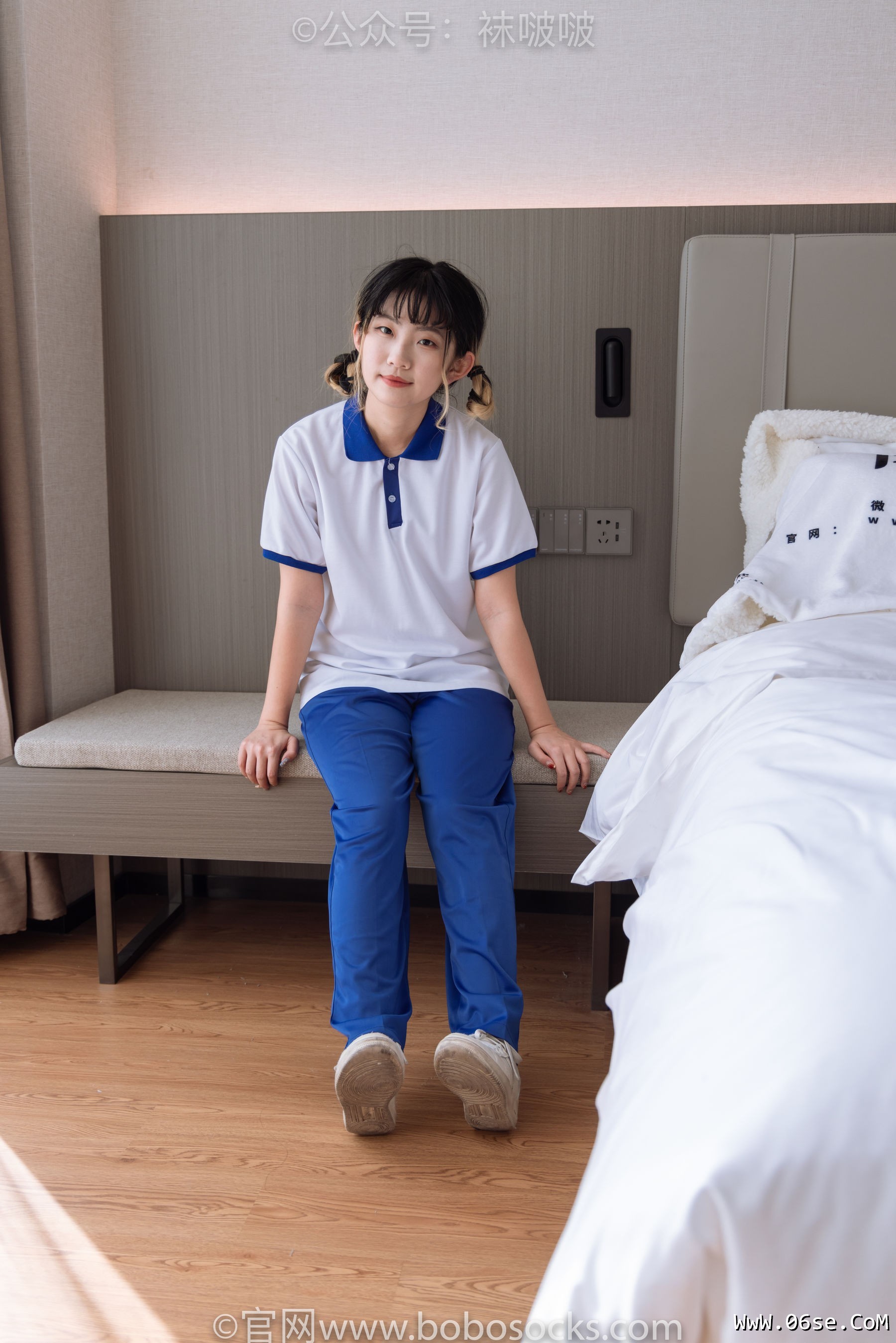 图片[3]-BoBoSocks袜啵啵 No.042 砂糖-校服、板鞋、白棉袜、油亮白丝[139P]-六色网