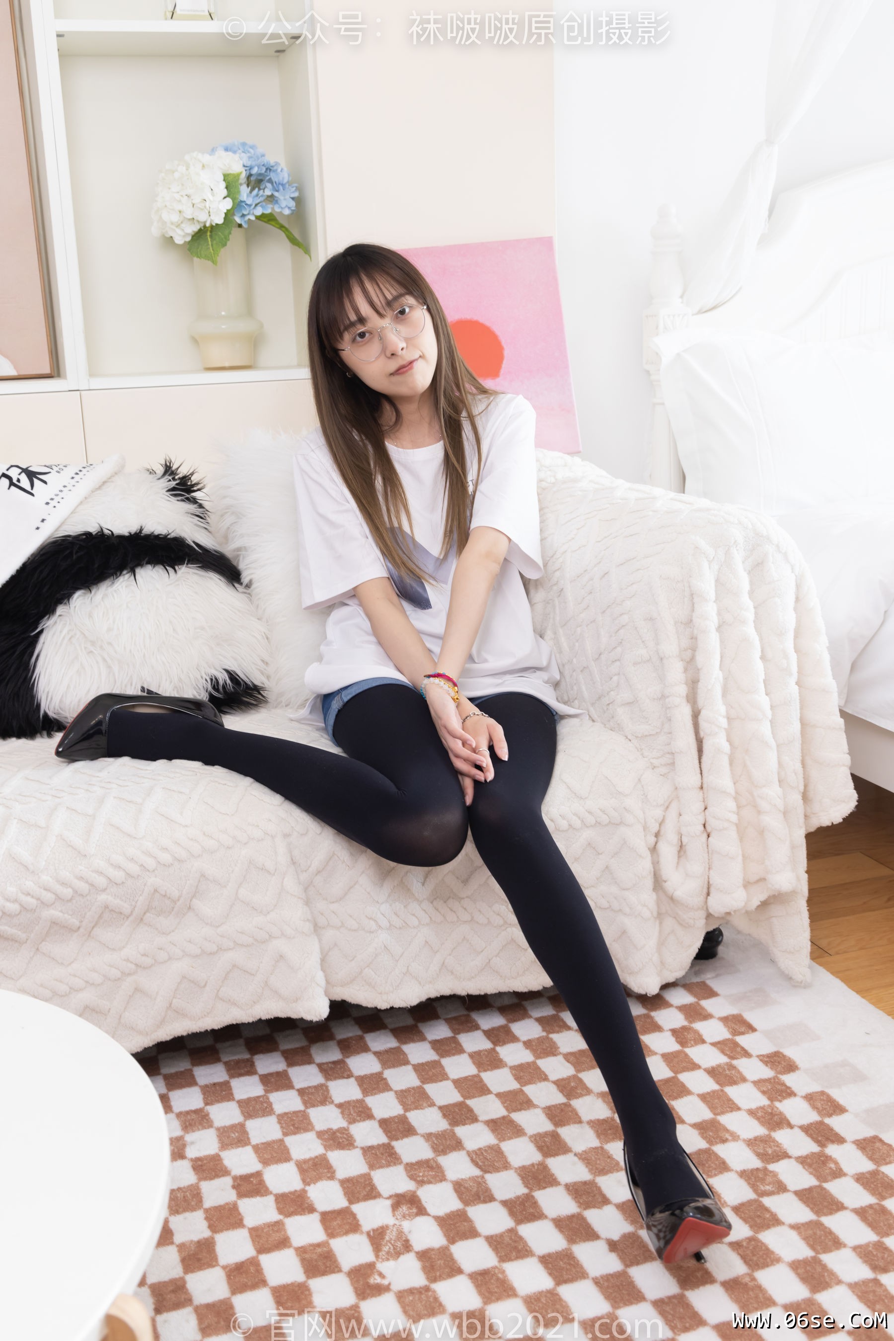 图片[64]-BoBoSocks袜啵啵 No.330 稚予 -高跟鞋、厚黑丝[150P]-六色网