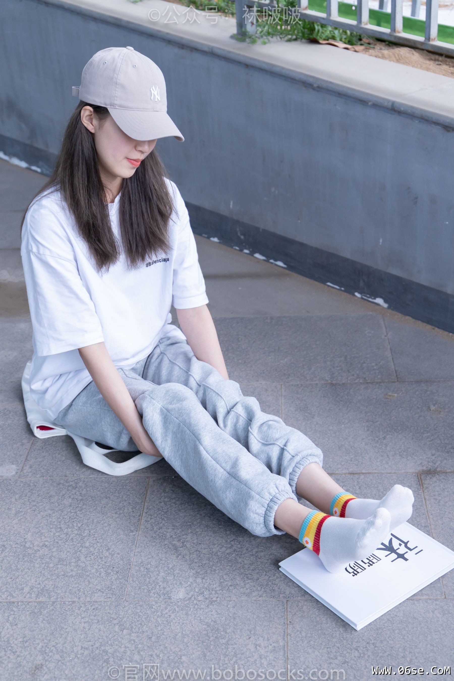 图片[76]-BoBoSocks袜啵啵 No.012 泡芙-运动鞋、白棉袜、裸足[132P]-六色网