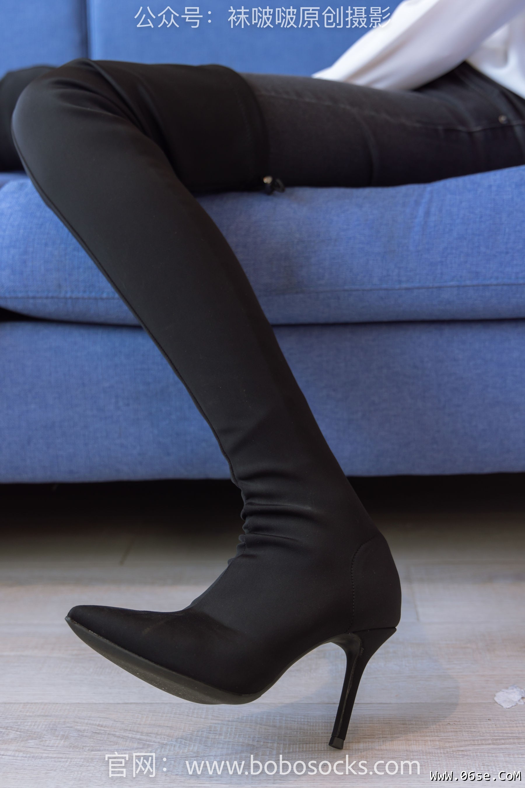 图片[68]-BoBoSocks袜啵啵 No.158 小甜豆-高跟长靴、白棉袜、裸足[136P]-六色网