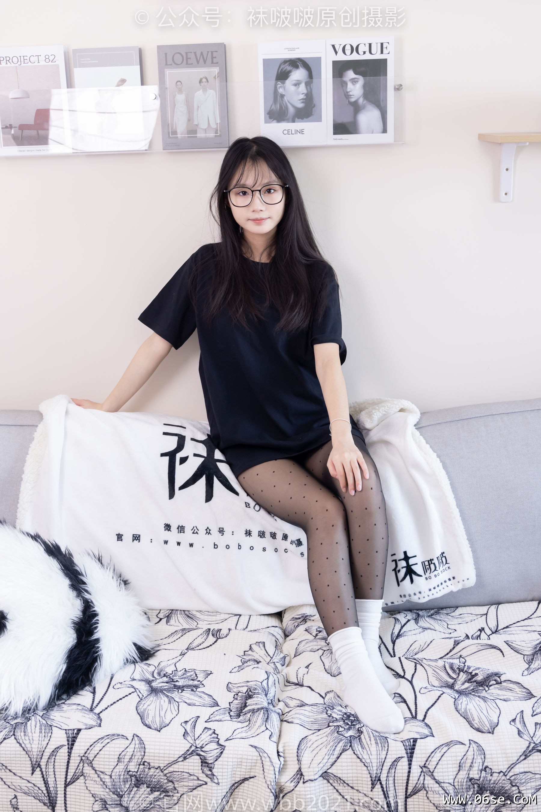 图片[97]-BoBoSocks袜啵啵 No.418 甜甜圈 – 板鞋、白棉袜、波点黑丝[145P]-六色网