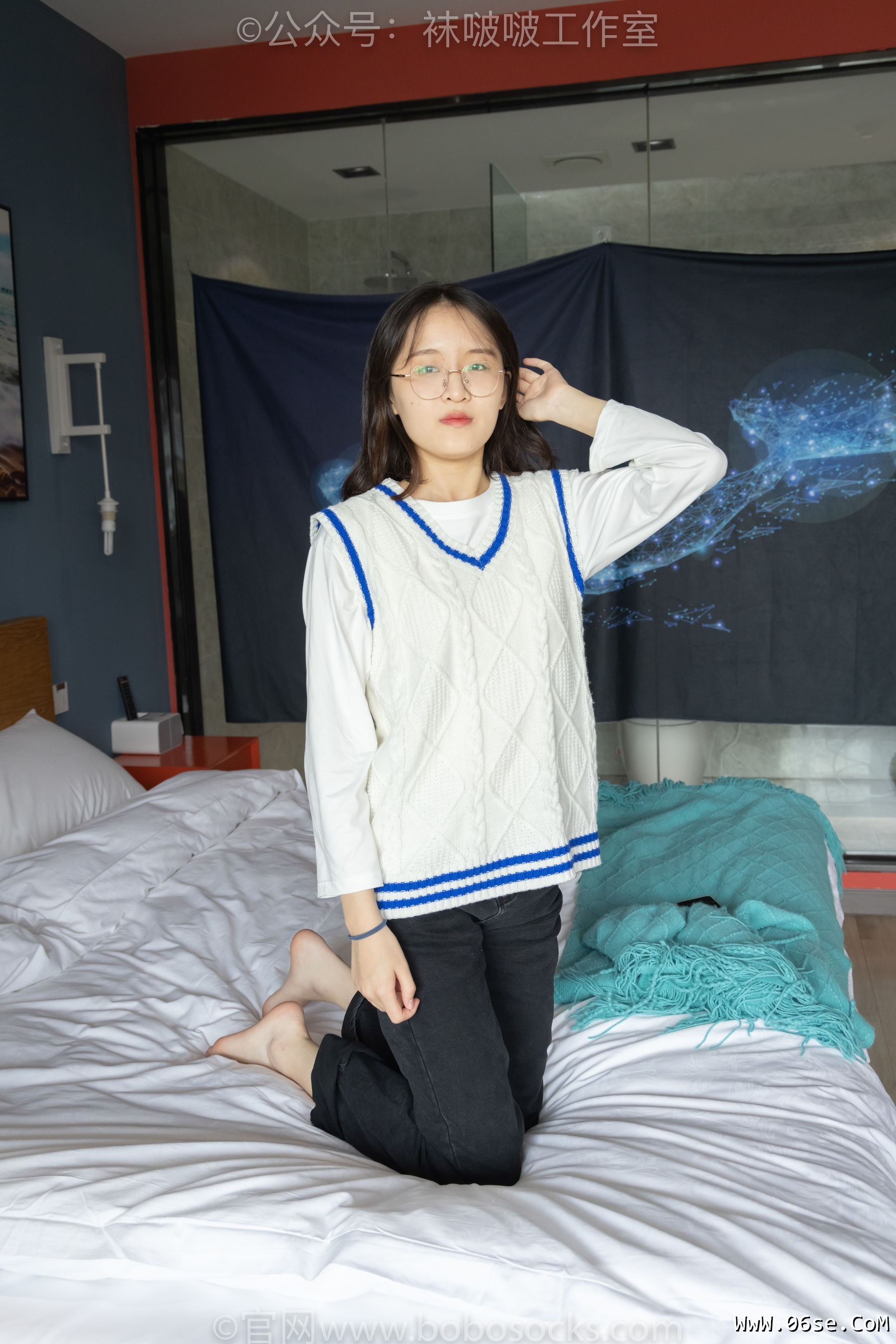 图片[114]-BoBoSocks袜啵啵 积分限定作品007 熊熊-运动鞋、白棉袜、裸足[134P]-六色网