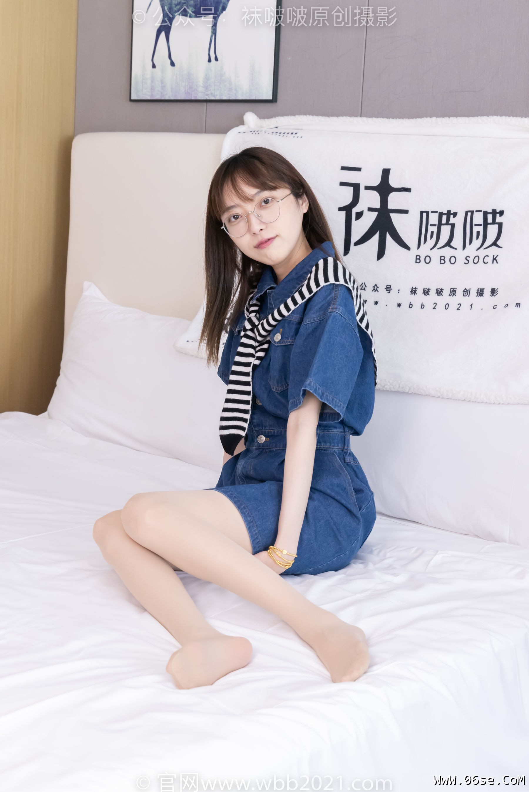 图片[146]-BoBoSocks袜啵啵 No.435 稚予 -板鞋、运动鞋、白丝、肉丝[150P]-六色网