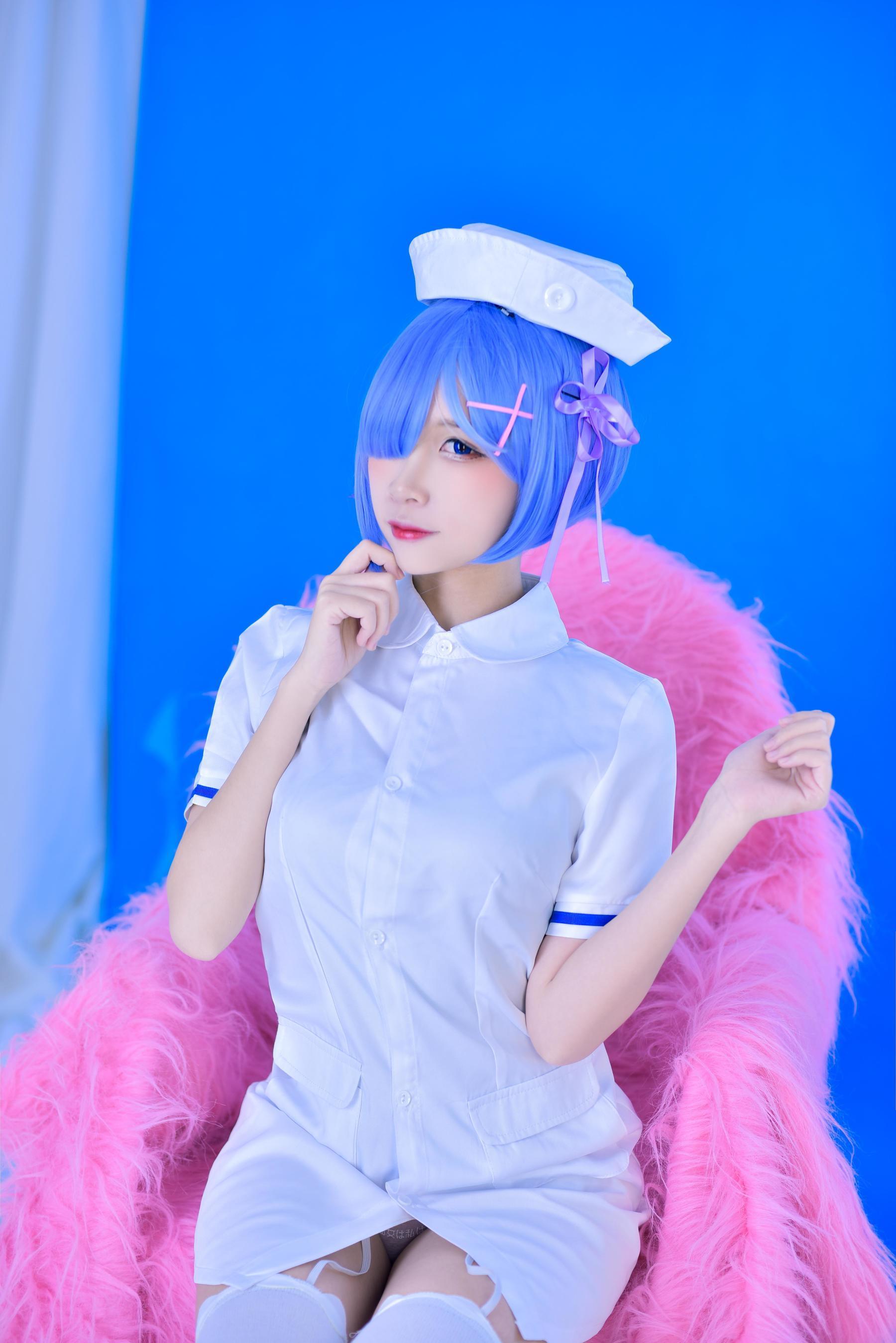 图片[7]-人气Coser二佐Nisa 蕾姆护士[31P]-六色网