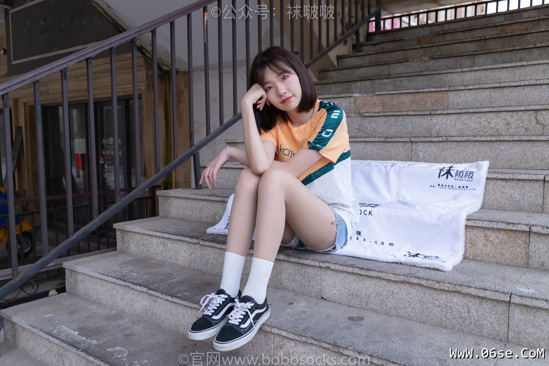 图片[31]-BoBoSocks袜啵啵 No.069 小甜豆-vans板鞋、白棉袜、肉丝[135P]-六色网