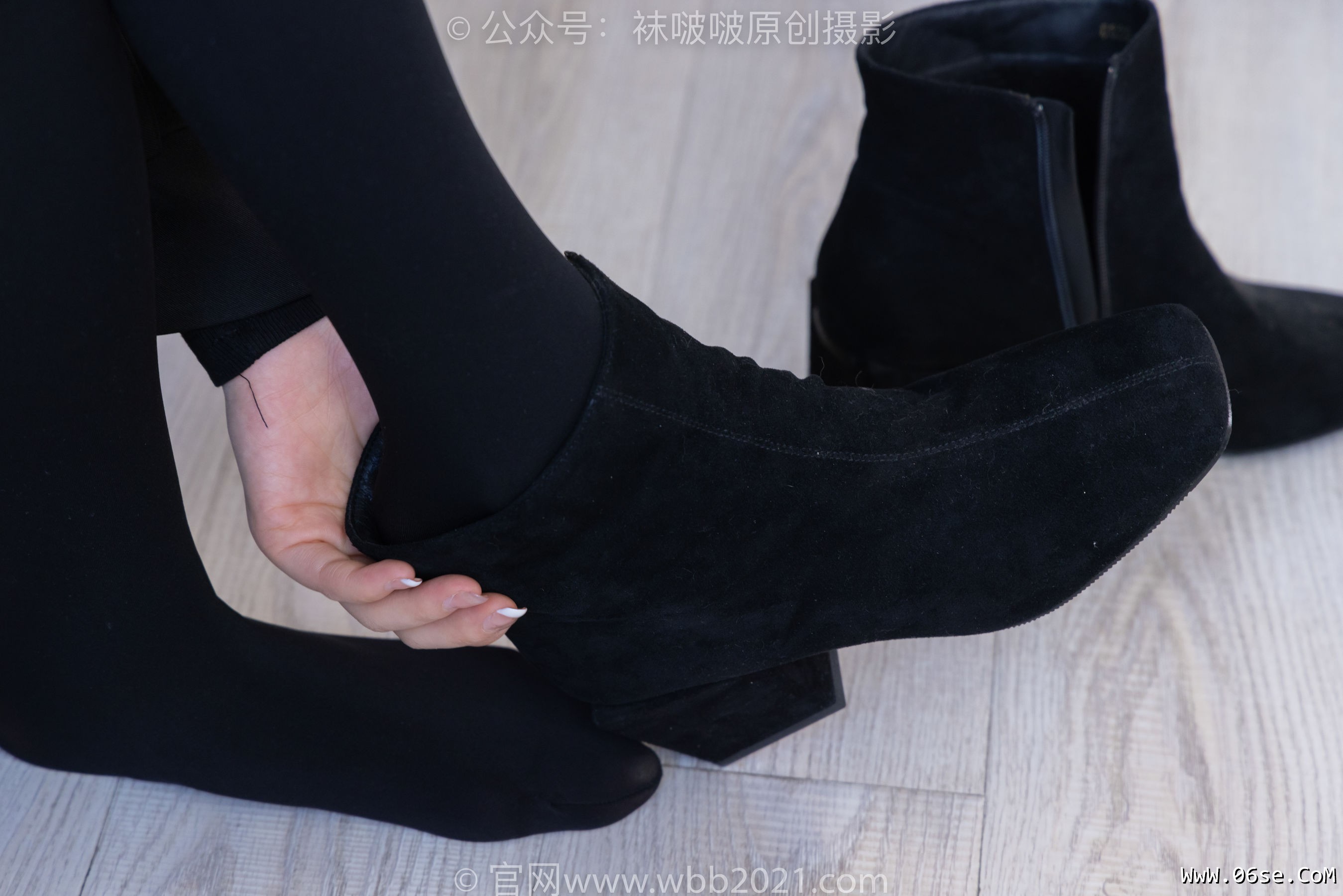 图片[66]-BoBoSocks袜啵啵 No.365 芝士 -短靴、平底鞋、厚黑丝、厚灰丝[140P]-六色网