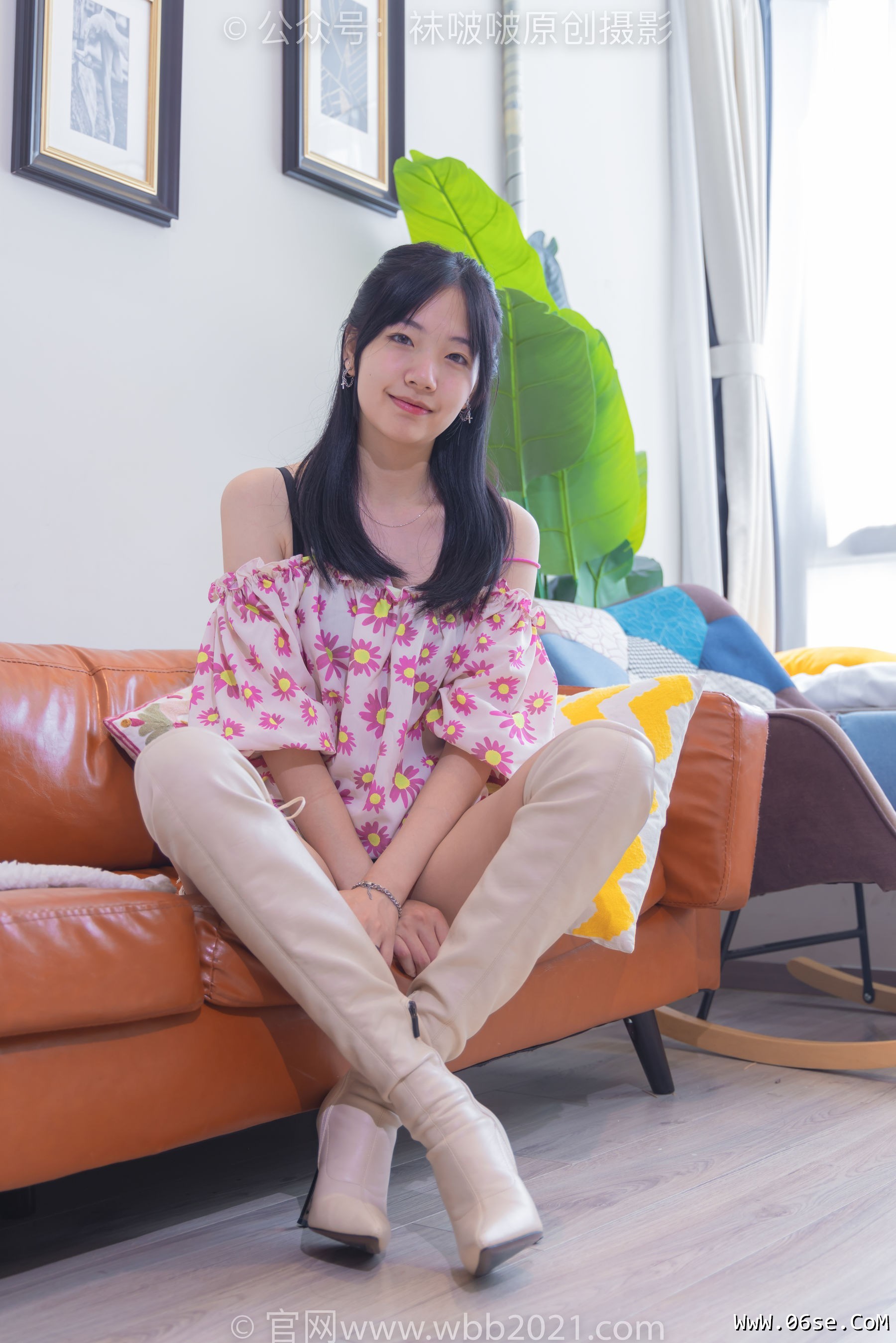 图片[160]-BoBoSocks袜啵啵 No.308 小甜豆 -长靴、白棉袜、裸足[170P]-六色网