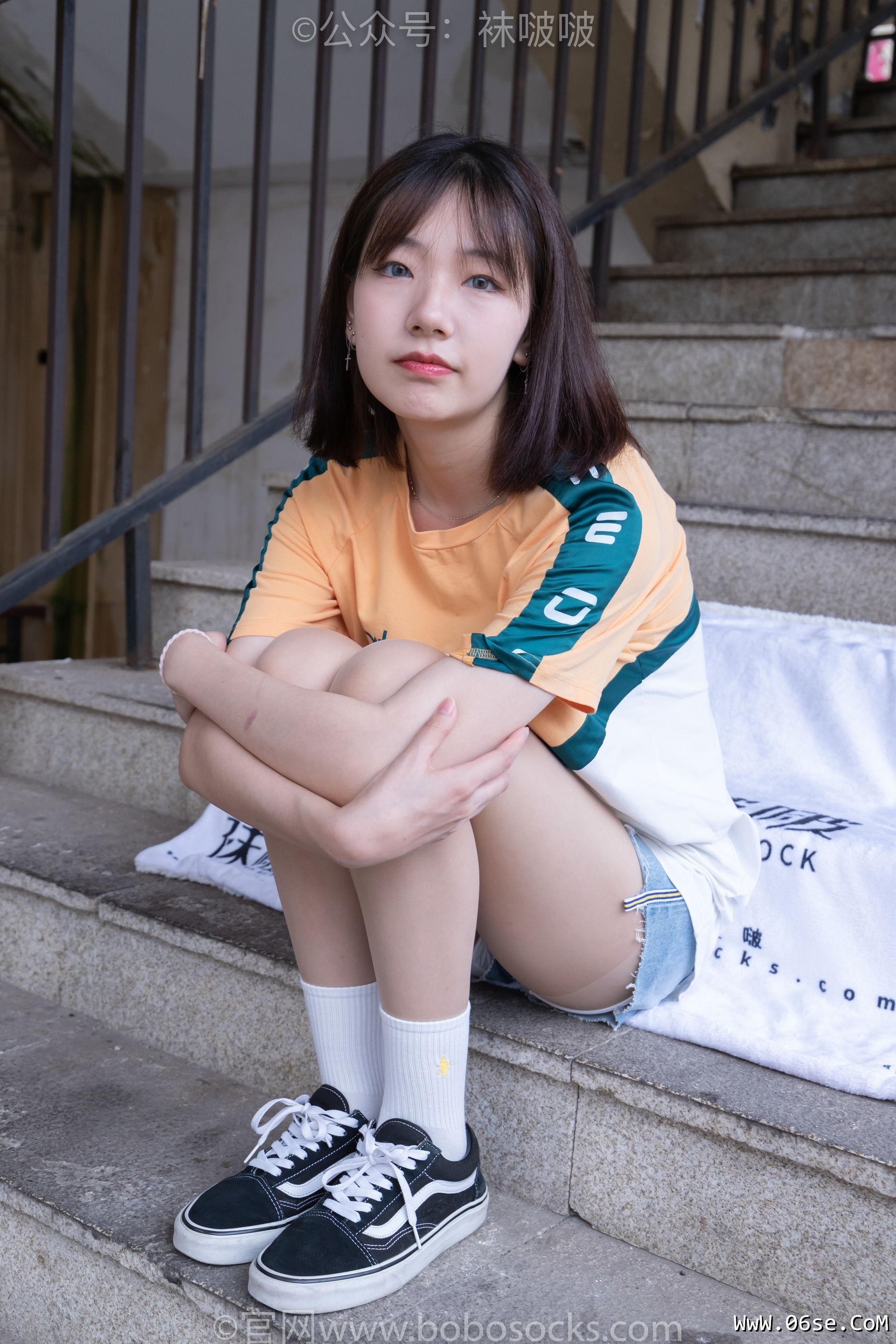 图片[27]-BoBoSocks袜啵啵 No.069 小甜豆-vans板鞋、白棉袜、肉丝[135P]-六色网