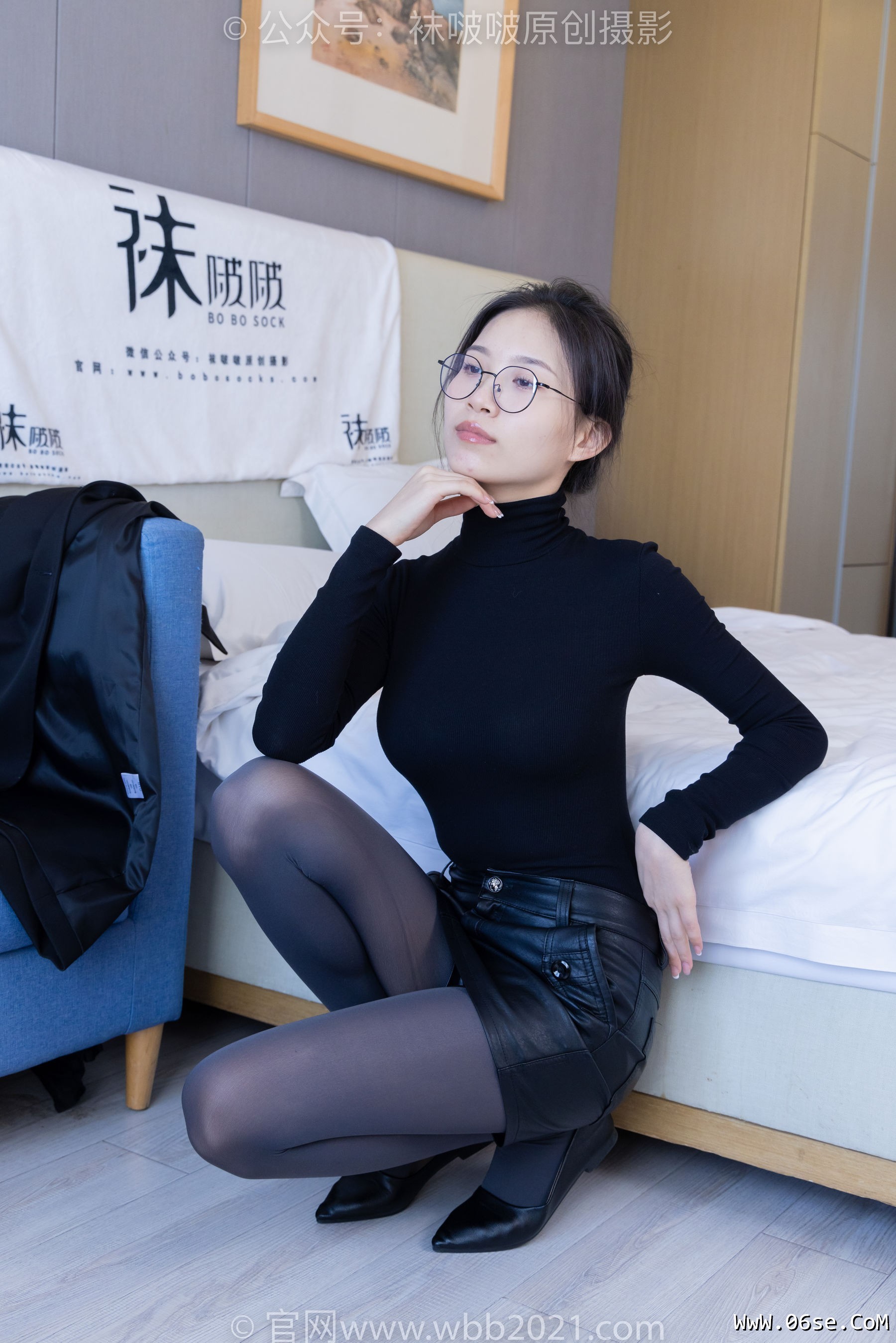 图片[126]-BoBoSocks袜啵啵 No.365 芝士 -短靴、平底鞋、厚黑丝、厚灰丝[140P]-六色网