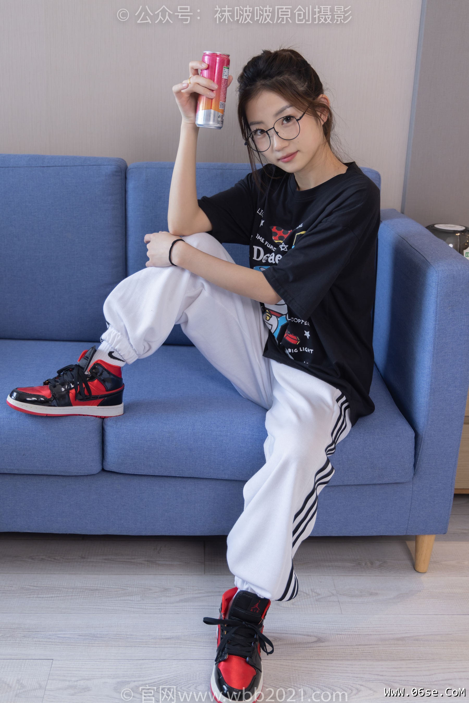 图片[13]-BoBoSocks袜啵啵 No.382 小沫 -板鞋、白棉袜[143P]-六色网
