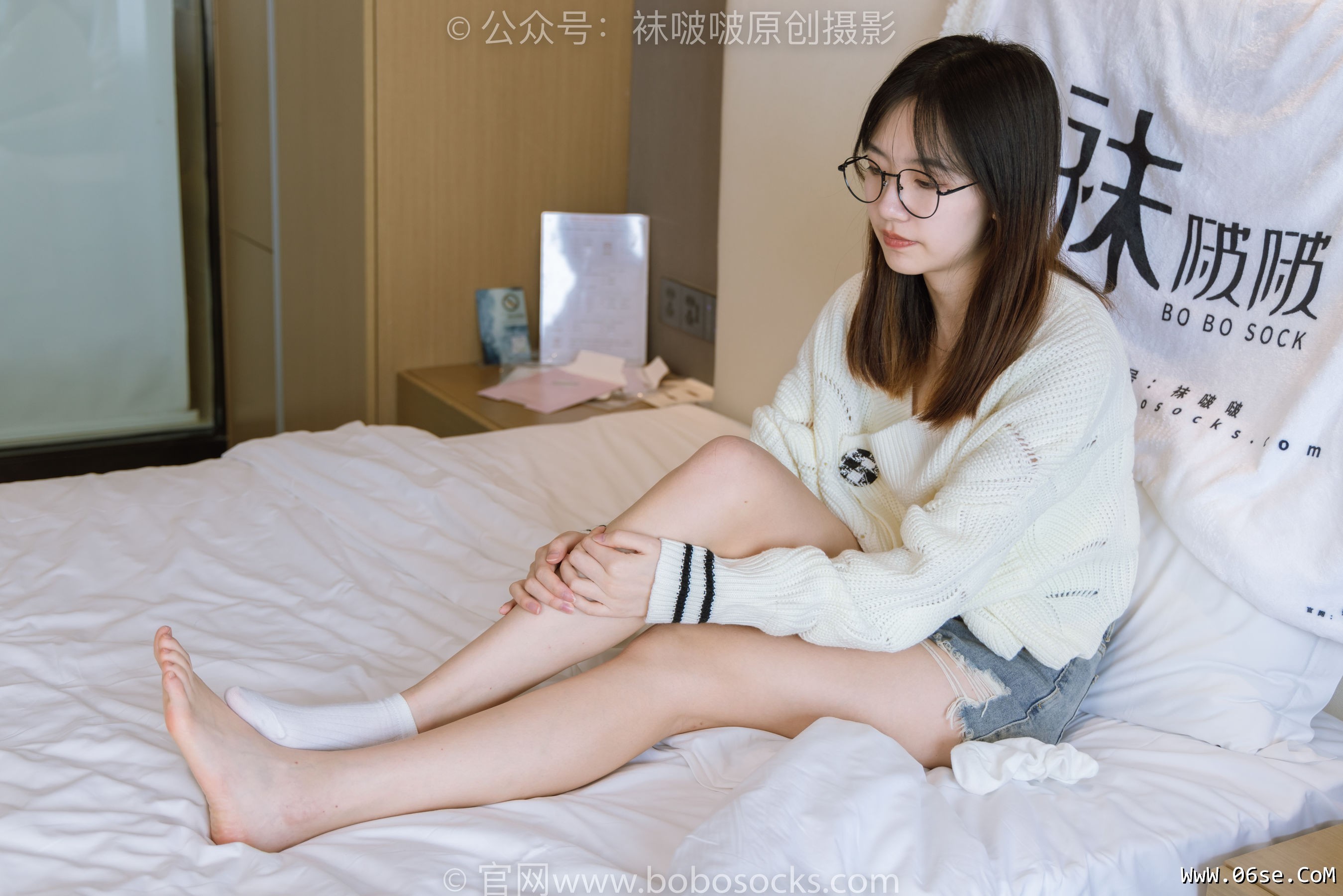 图片[45]-BoBoSocks袜啵啵 No.222 小甜豆-长靴、白棉袜、裸足[180P]-六色网