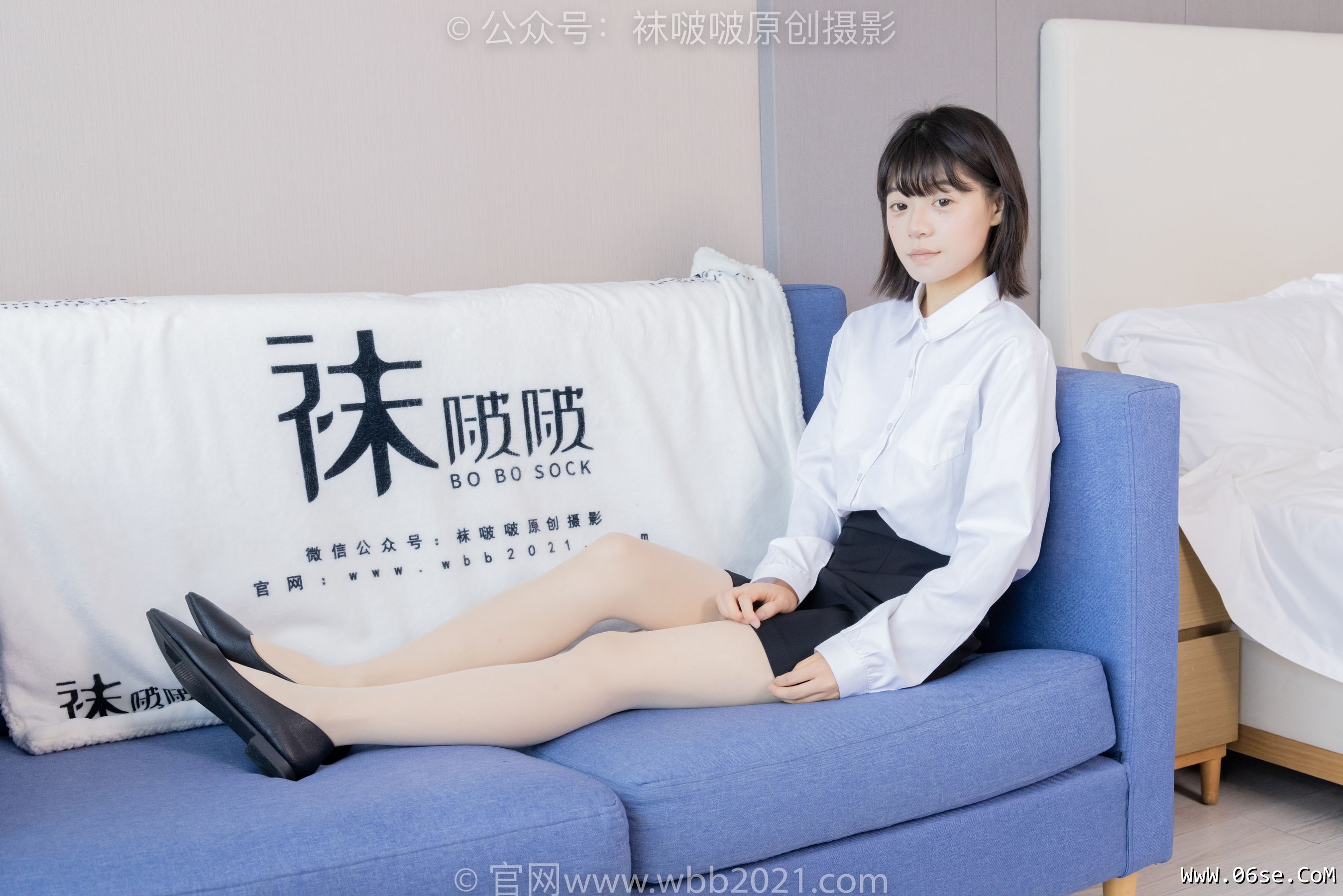 图片[41]-BoBoSocks袜啵啵 No.436 糯米 -OL制服、两双平底鞋、薄黑丝、厚肉丝[150P]-六色网