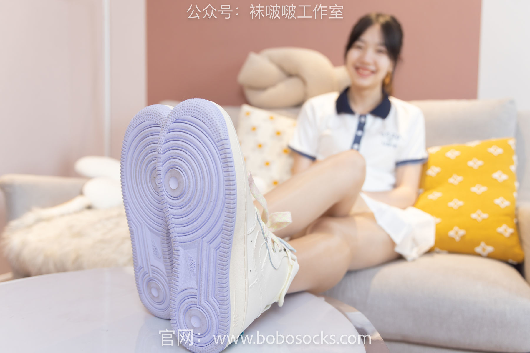 图片[39]-BoBoSocks袜啵啵 No.096 小甜豆-板鞋、白棉袜、油亮肉丝[145P]-六色网