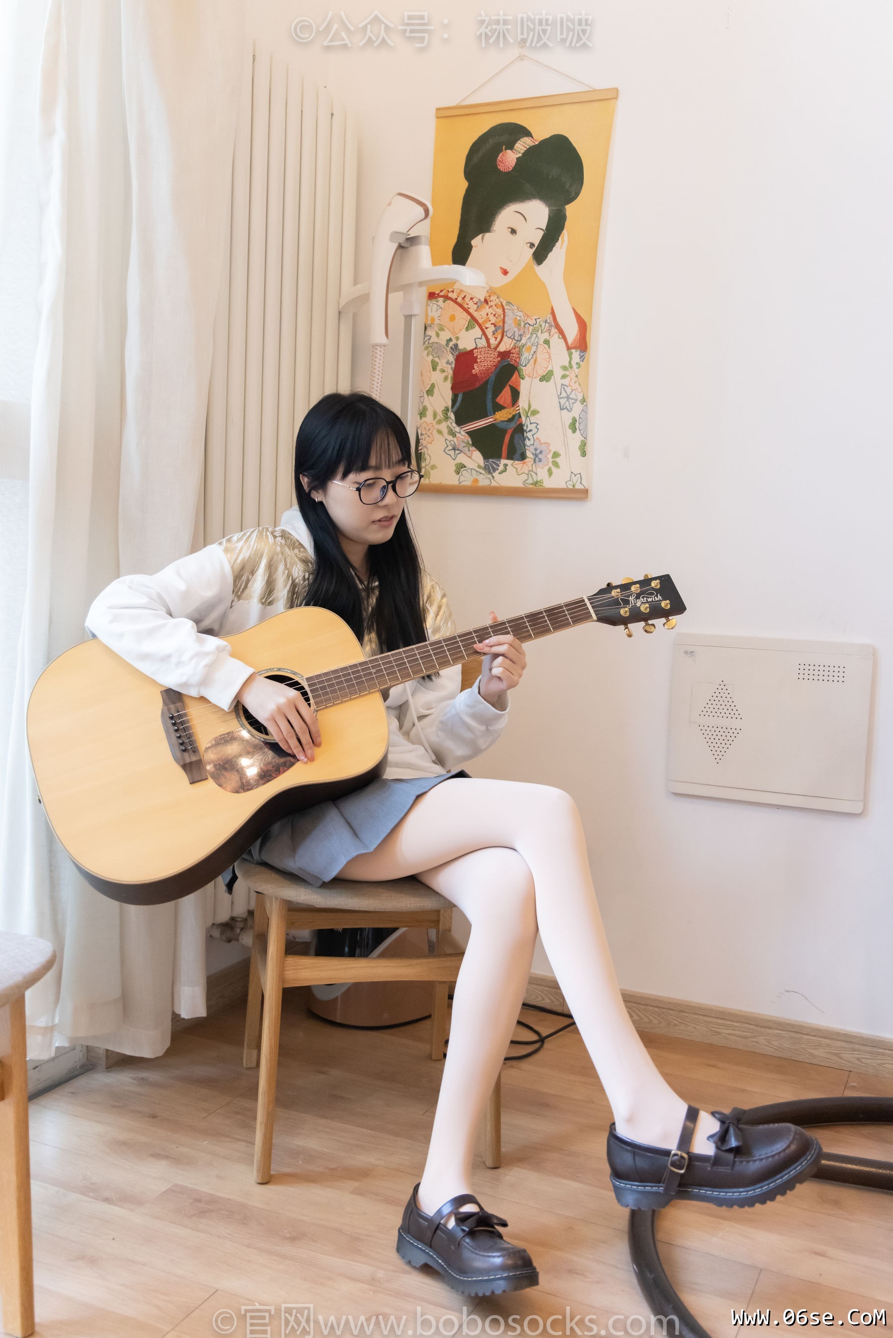 图片[28]-BoBoSocks袜啵啵 No.047 稚予-皮鞋、厚肉丝[131P]-六色网