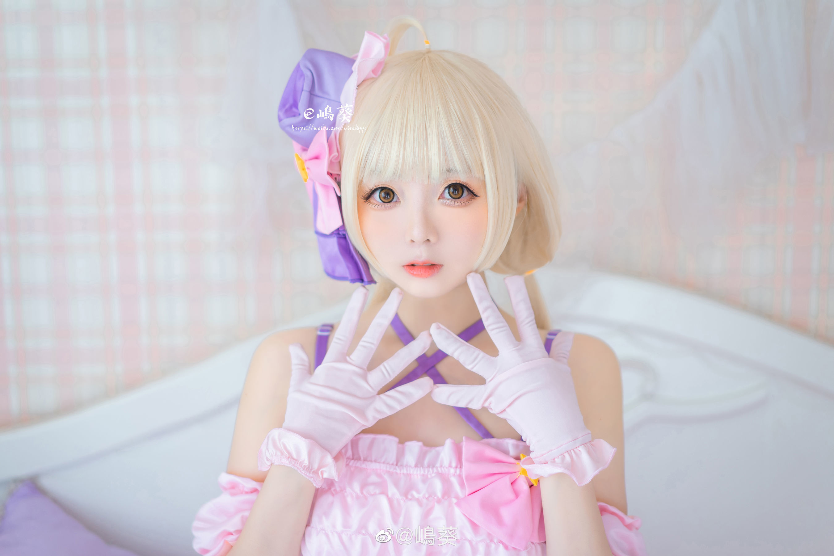 图片[5]-微博美女嶋葵 双叶杏打歌服[8P]-六色网