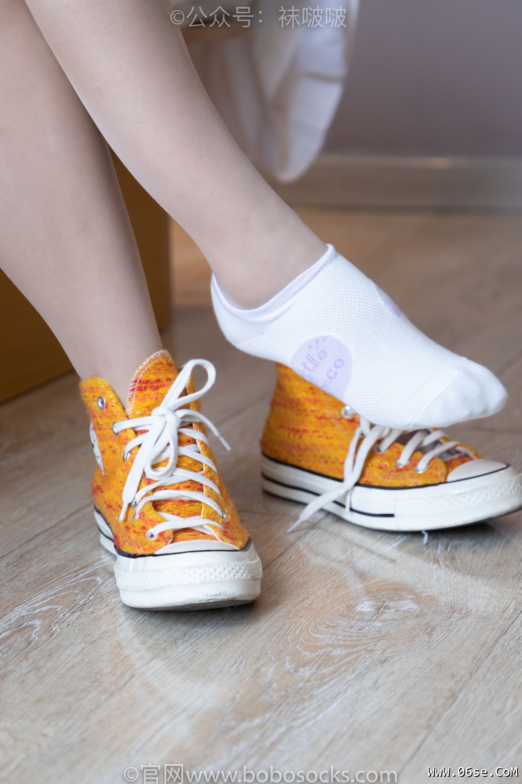 图片[30]-BoBoSocks袜啵啵 No.008 涵涵-帆布鞋、白色短棉袜、肉丝[139P]-六色网