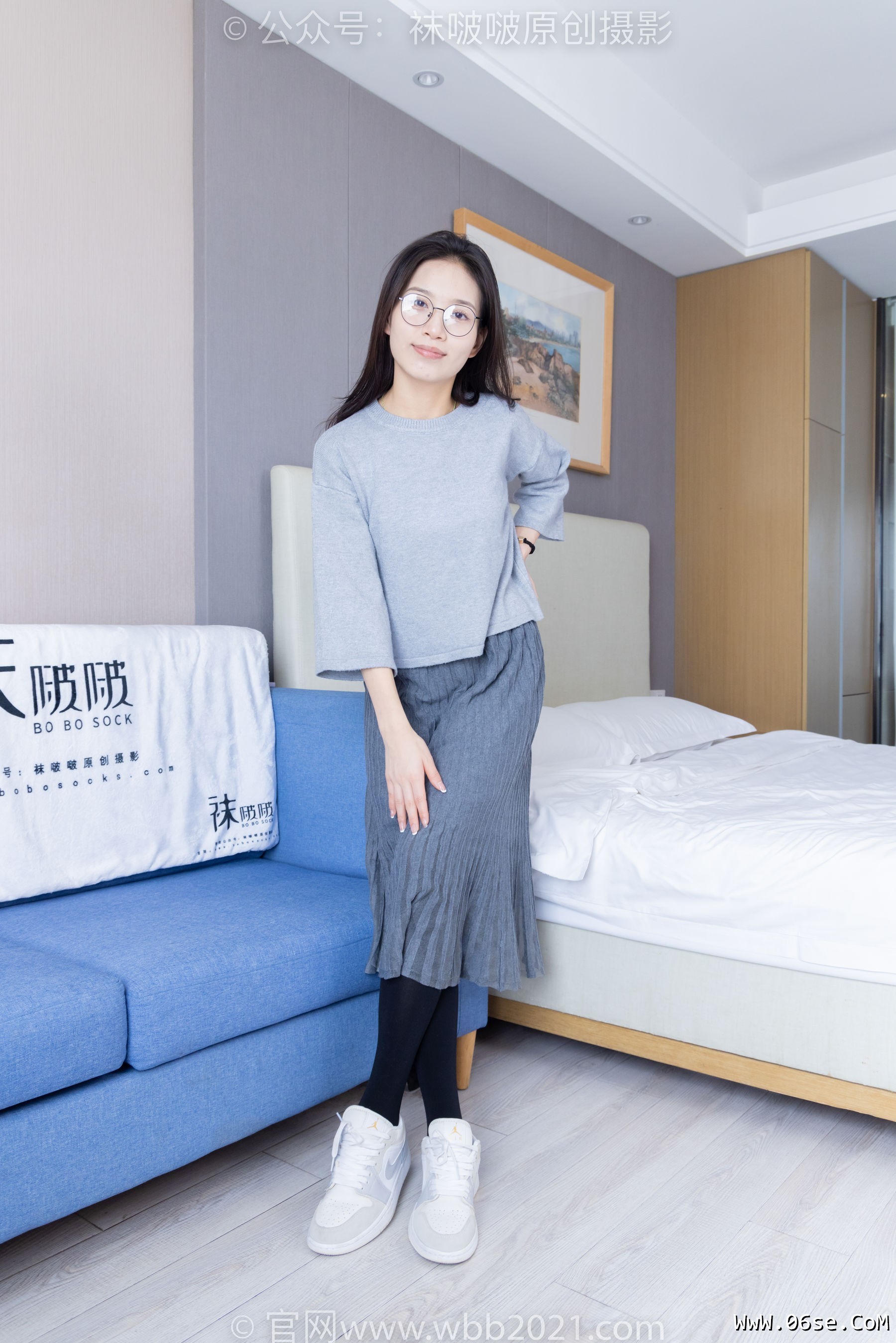 图片[133]-BoBoSocks袜啵啵 No.358 芝士 -平底鞋、板鞋、肉丝、厚黑丝[150P]-六色网