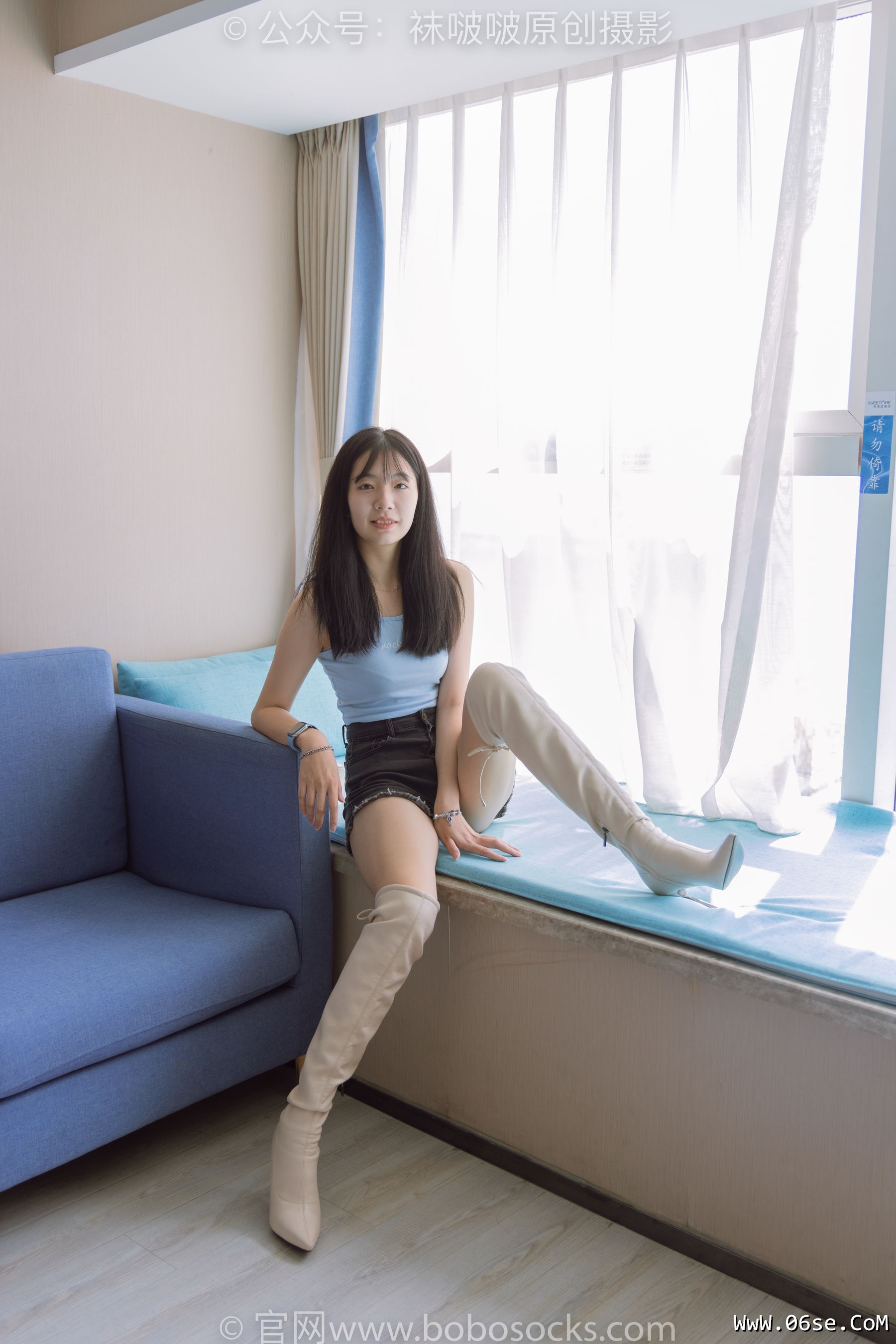 图片[145]-BoBoSocks袜啵啵 No.174 小甜豆-高跟长靴、白棉袜、裸足[178P]-六色网