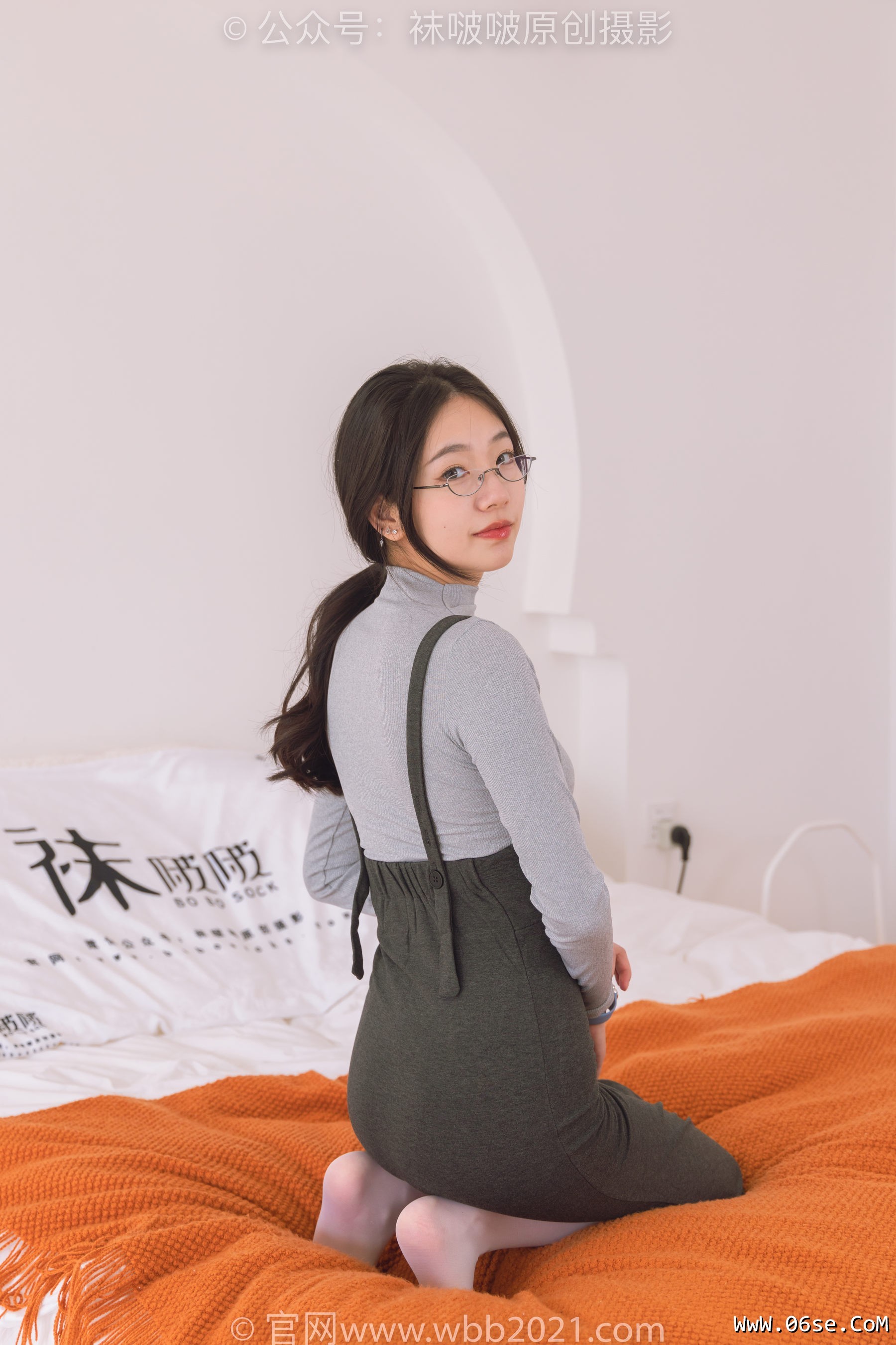 图片[132]-BoBoSocks袜啵啵 No.242 小甜豆-高跟鞋、厚白丝[140P]-六色网