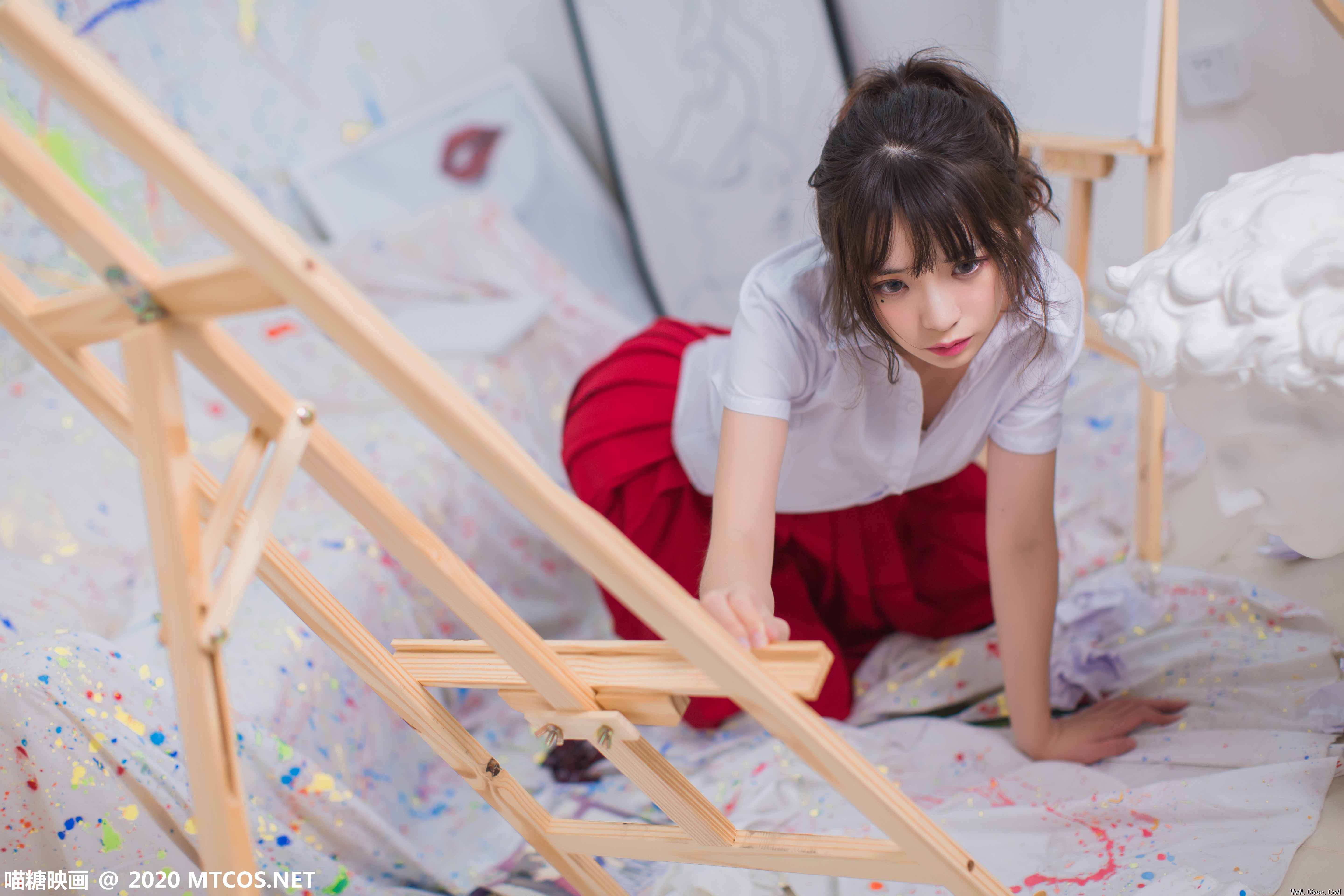 图片[15]-喵糖映画 VOL.319 画室少女[23P／275MB]-六色网