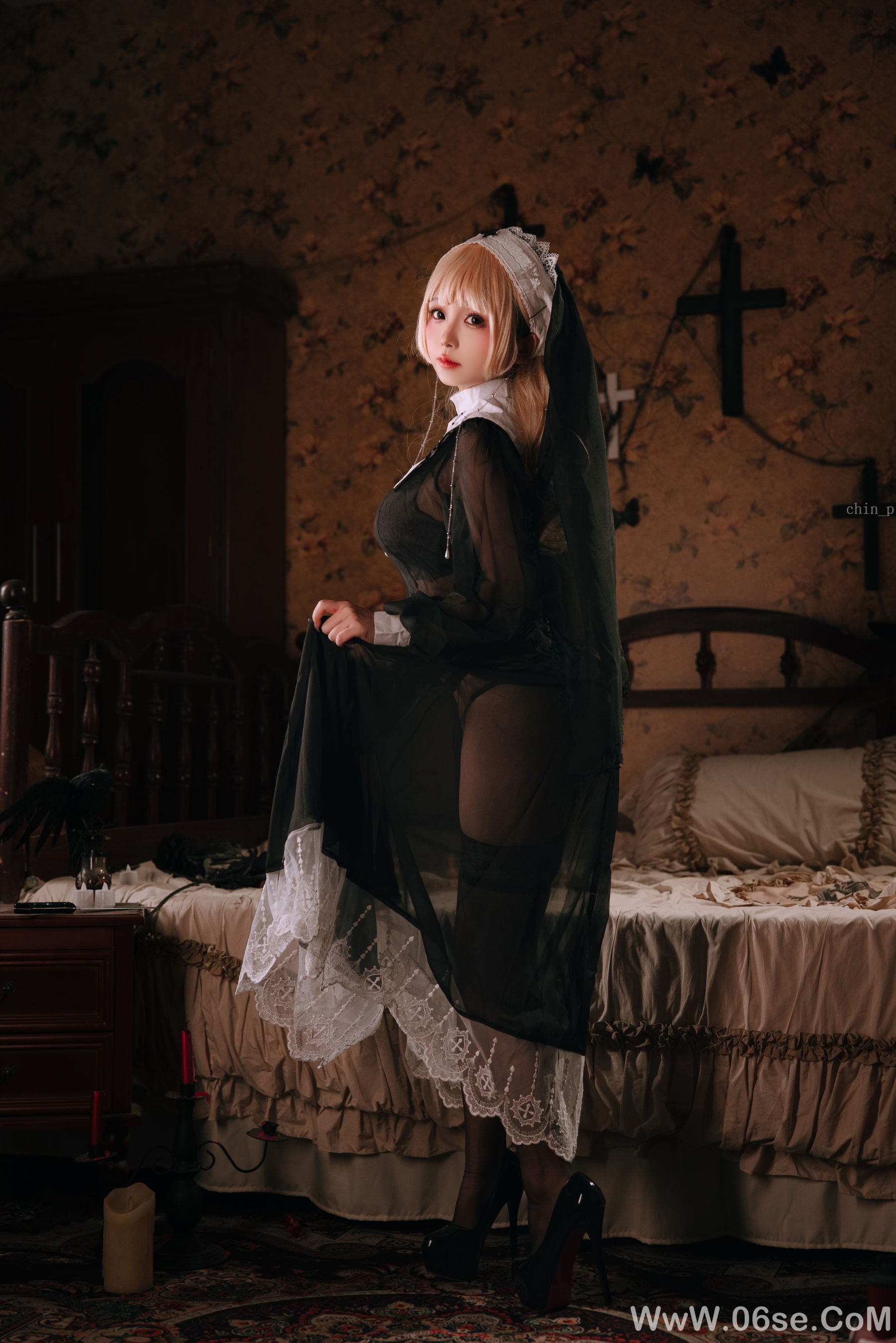 图片[16]-Cosplay日奈娇 – 禁忌修女[160P]-六色网
