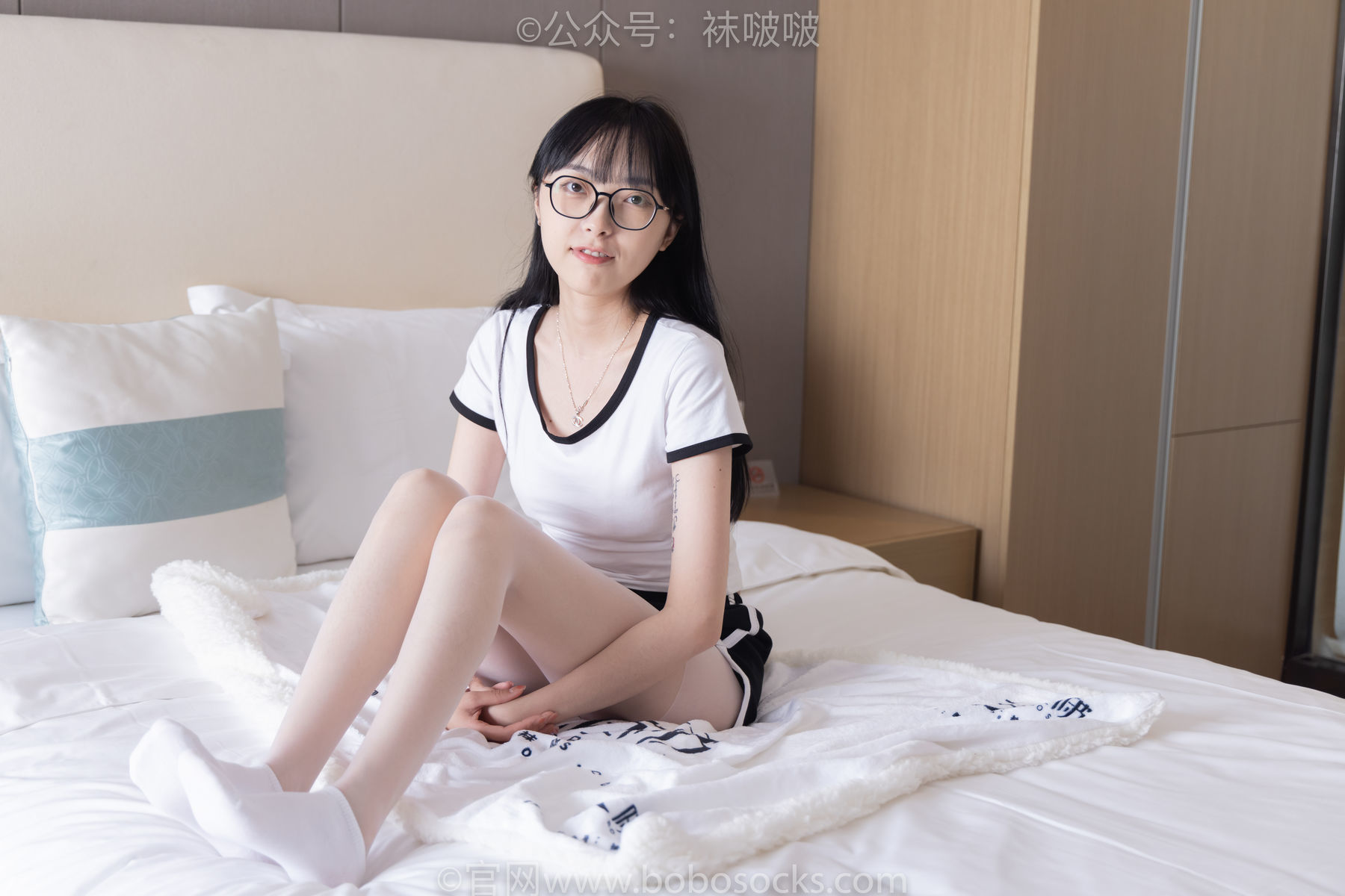 图片[73]-BoBoSocks袜啵啵 No.037 稚予-帆布鞋、短白棉袜、白丝[136P]-六色网
