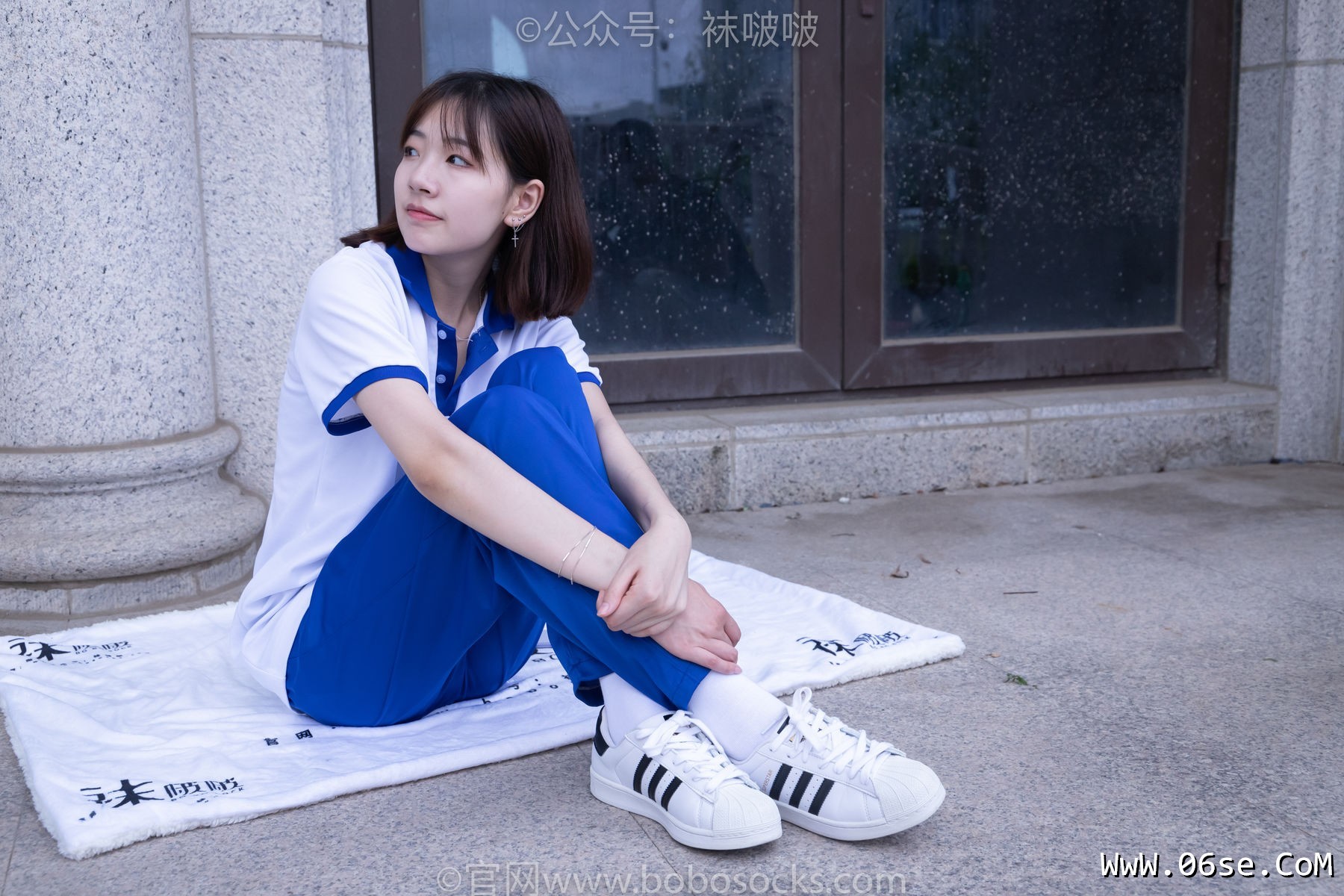 图片[30]-BoBoSocks袜啵啵 No.022 小甜豆-校服、贝壳头、白棉袜、肉丝[140P]-六色网