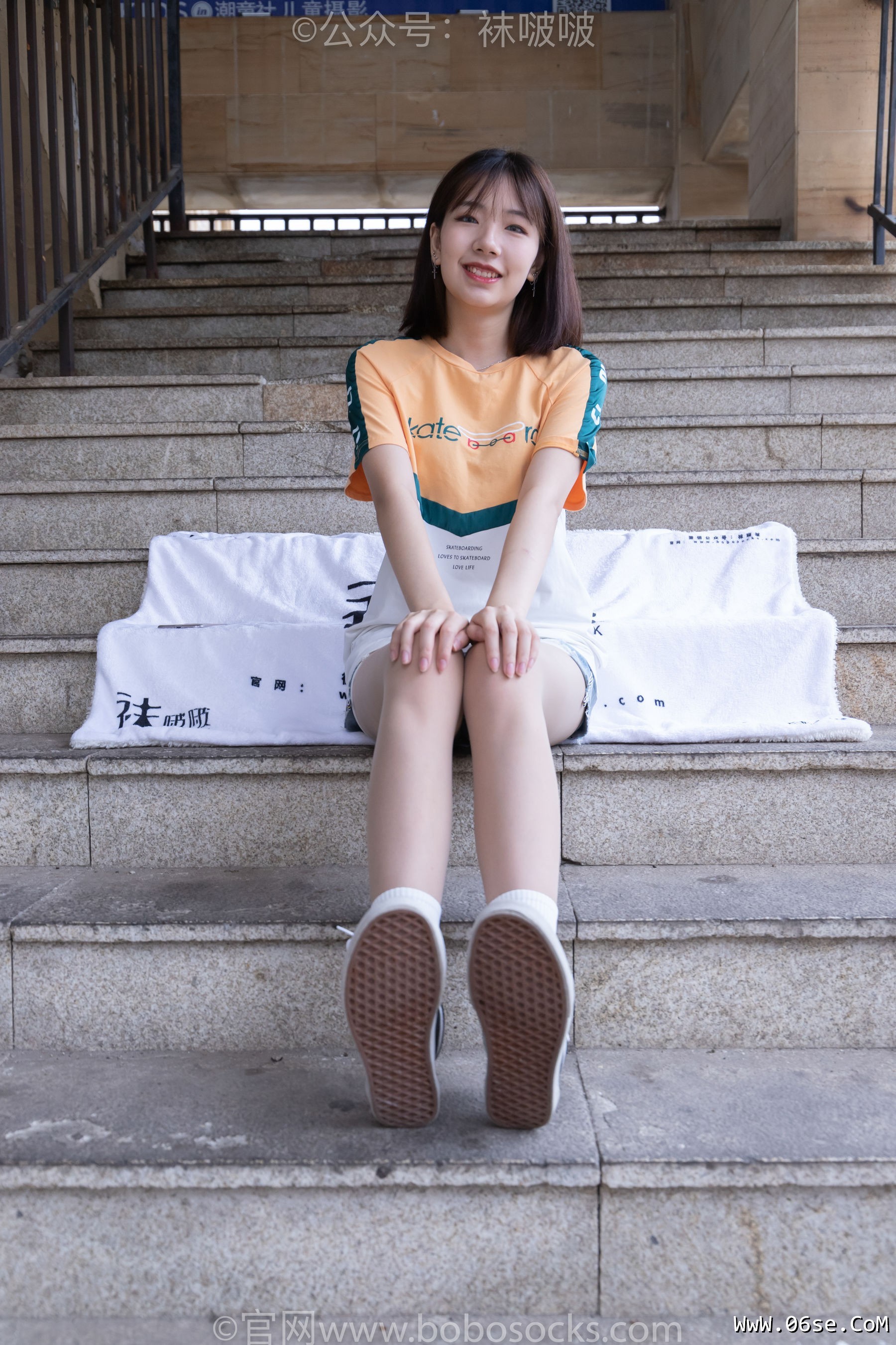 图片[21]-BoBoSocks袜啵啵 No.069 小甜豆-vans板鞋、白棉袜、肉丝[135P]-六色网