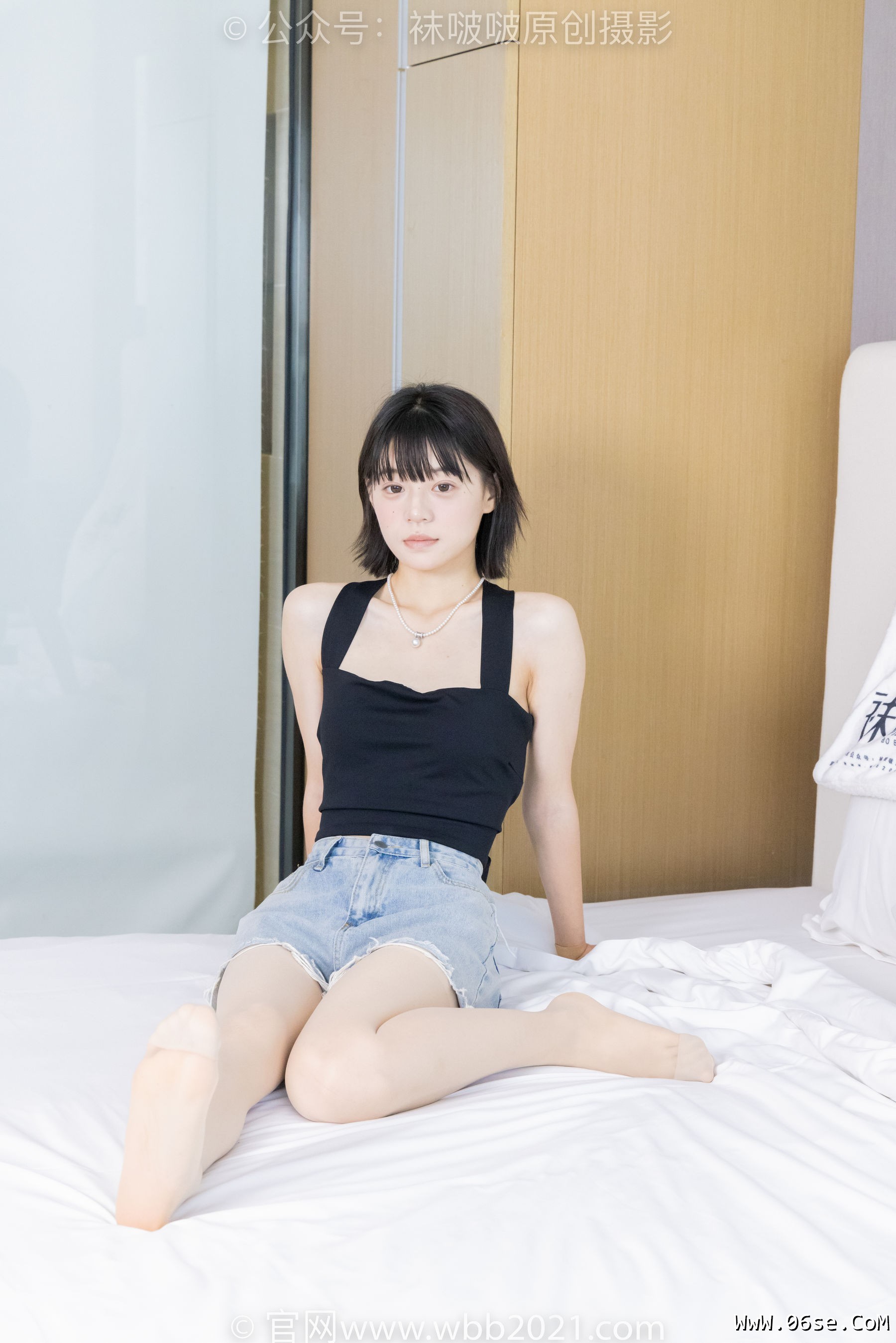图片[25]-BoBoSocks袜啵啵 No.422 糯米 -长靴、白棉袜、肉丝[140P]-六色网