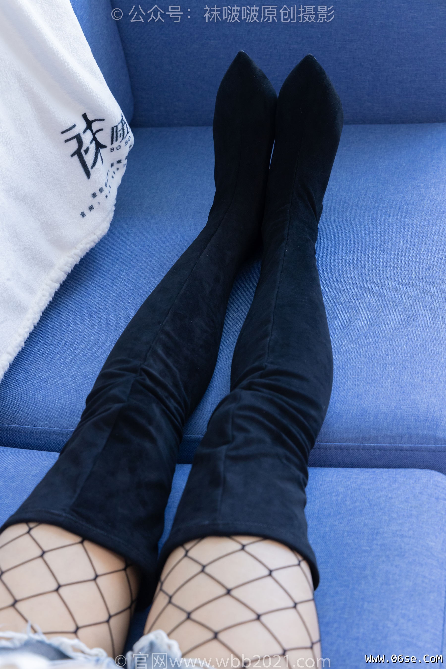 图片[137]-BoBoSocks袜啵啵 No.383 奶油 -长靴、高跟长靴、黑丝、网袜、裸足[150P]-六色网