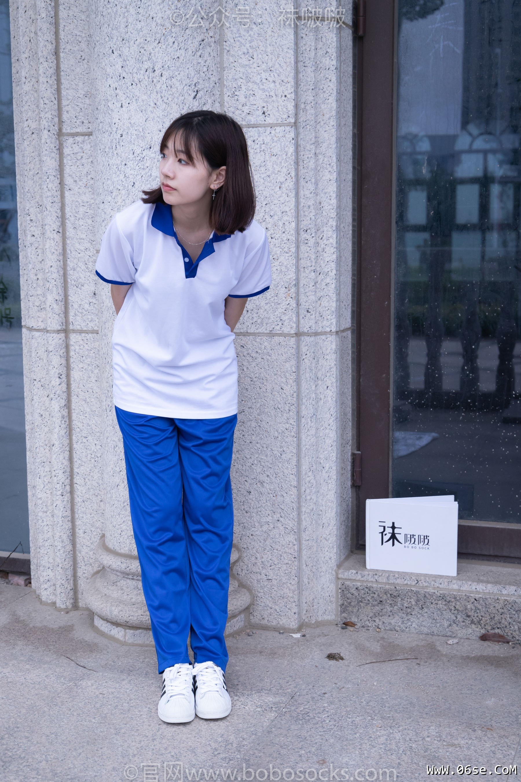 图片[10]-BoBoSocks袜啵啵 No.022 小甜豆-校服、贝壳头、白棉袜、肉丝[140P]-六色网